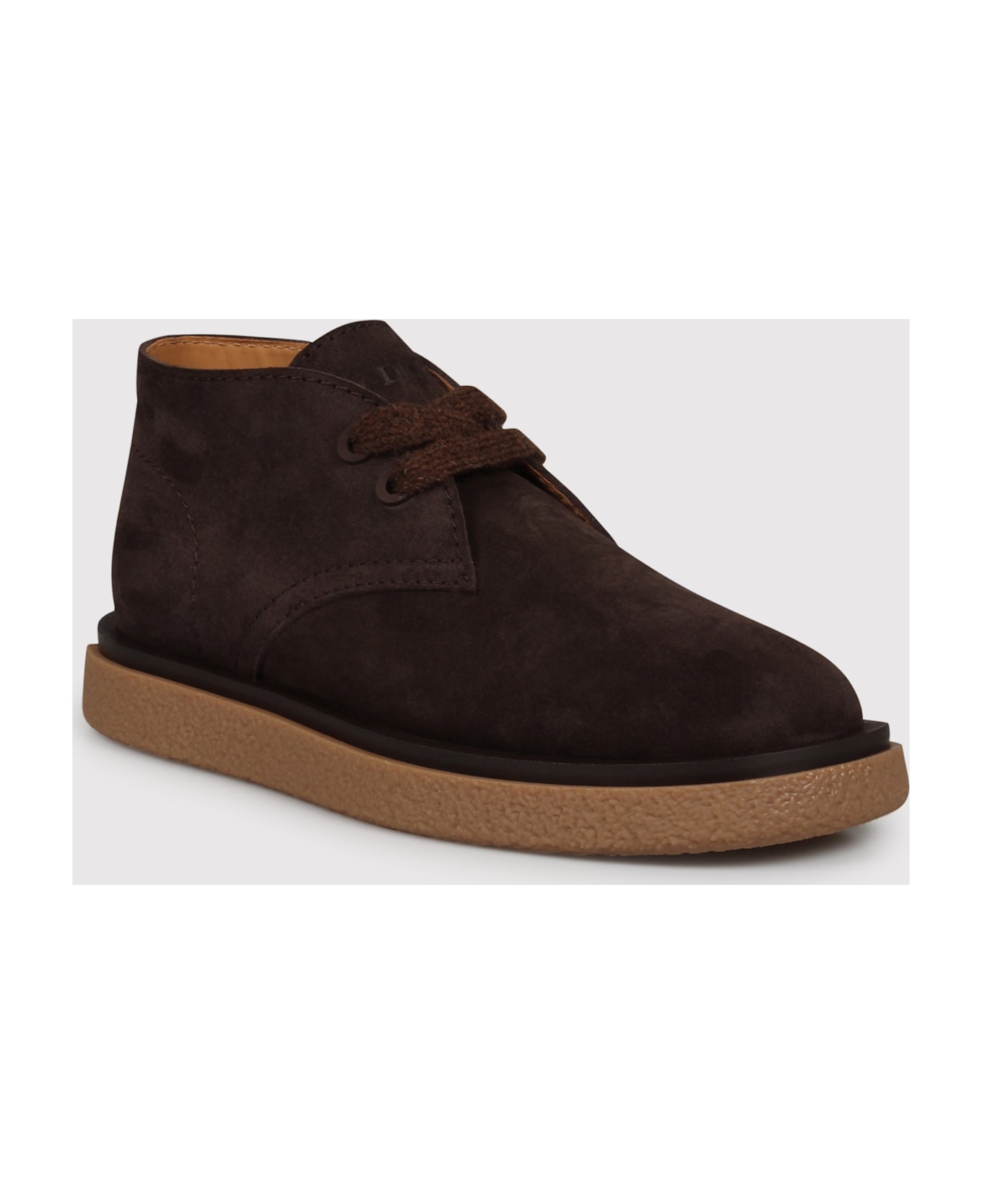 Dior Sahara Desert Suede Boots - Dark Brown