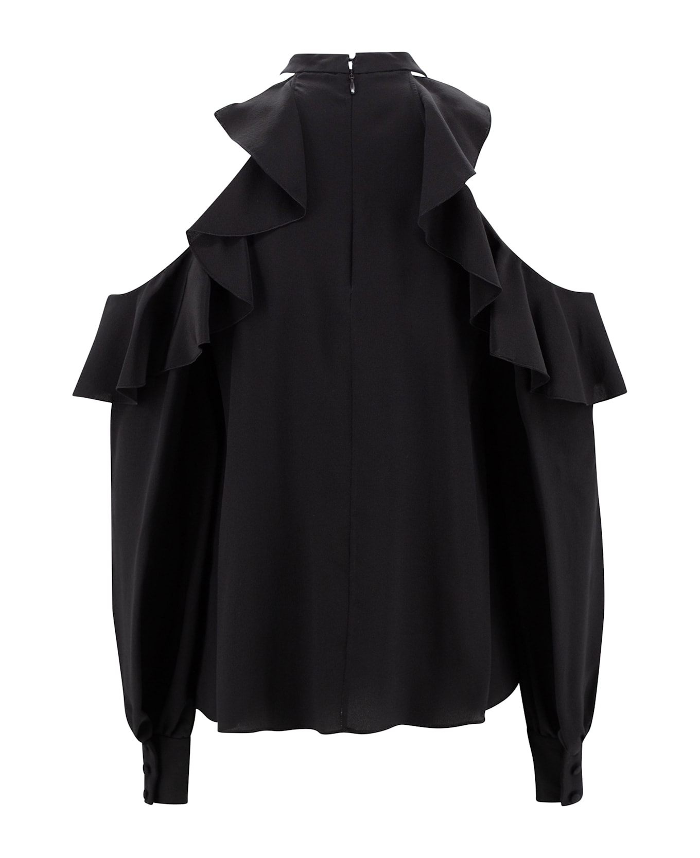 Etro Draped Detail Blouse - Black