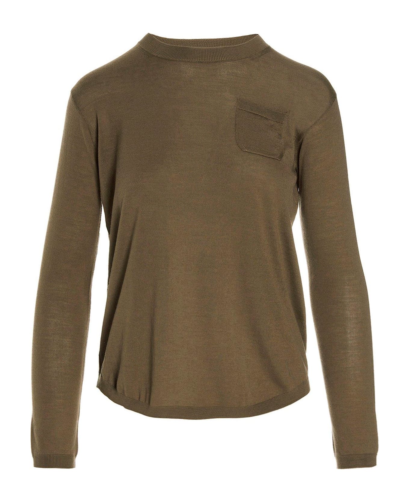 'S Max Mara Crewneck Knitted Jumper - Cammello