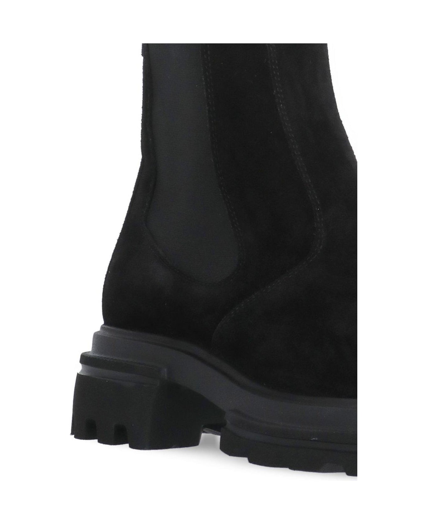 Hogan Round-toe Slip-on Chelsea Boots - Black