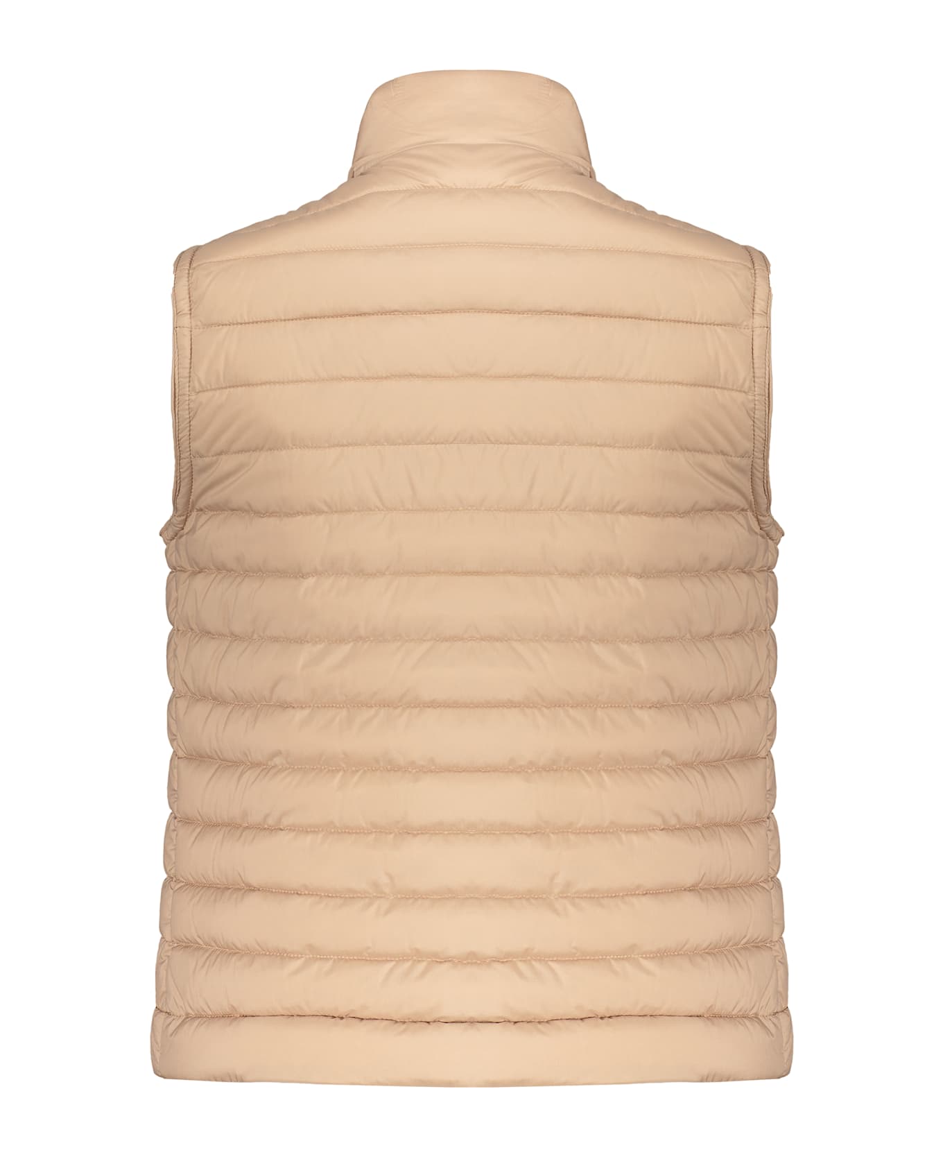 Moorer Full Zip Down Vest - Beige