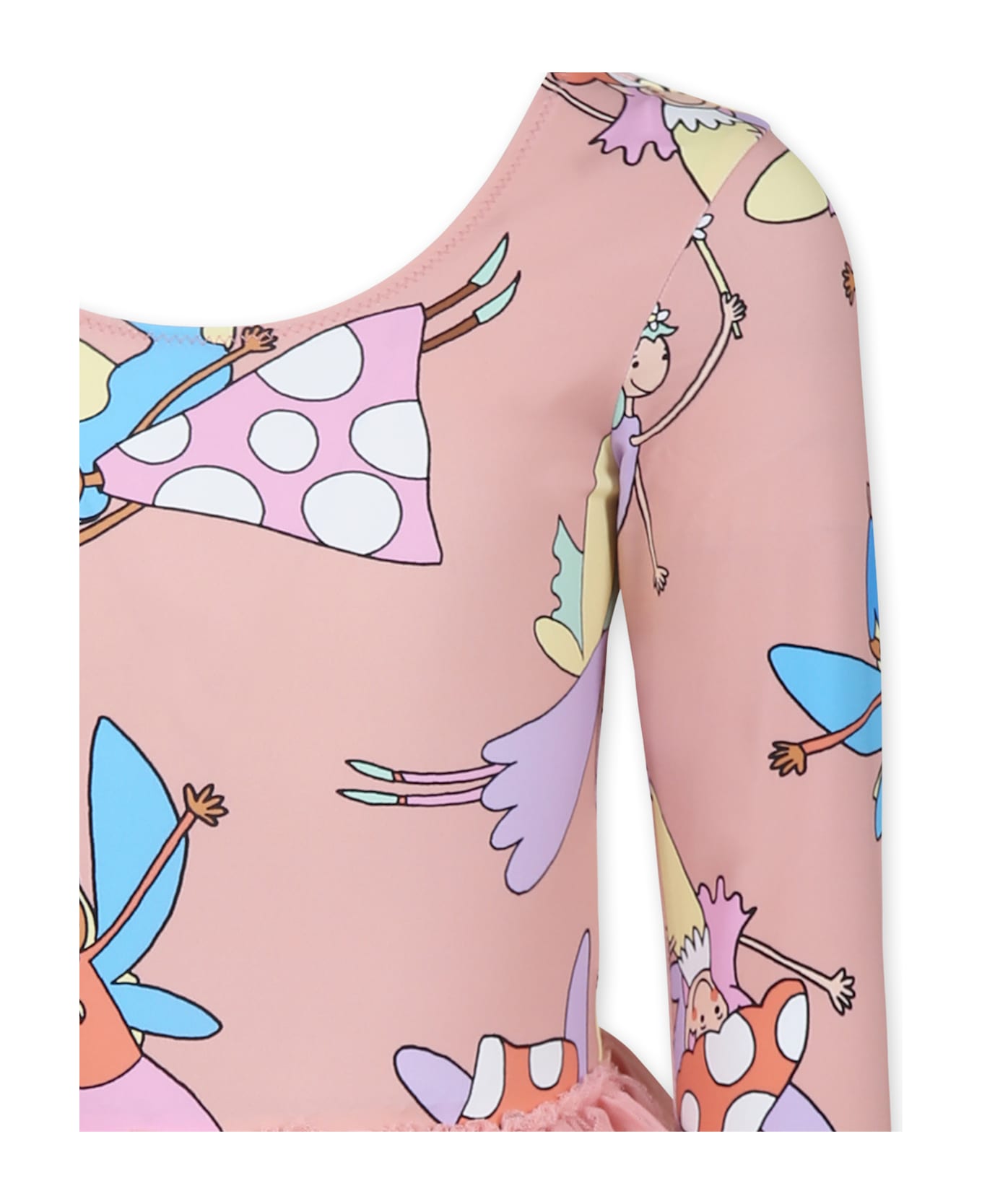 Stella McCartney Kids Pink Dress For Girl With Fairies - Pink