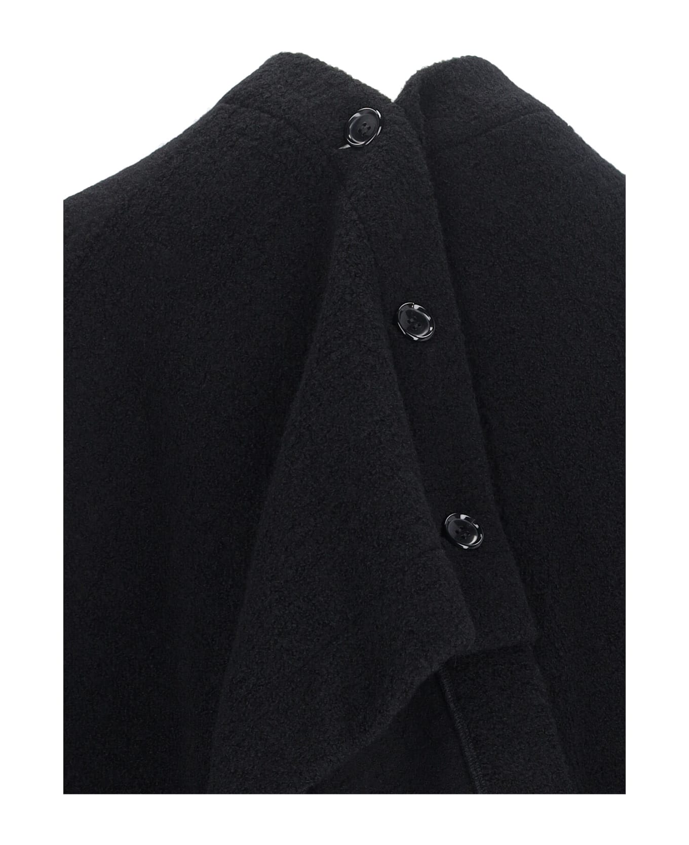 Junya Watanabe Asymmetrical Cardigan - Black  