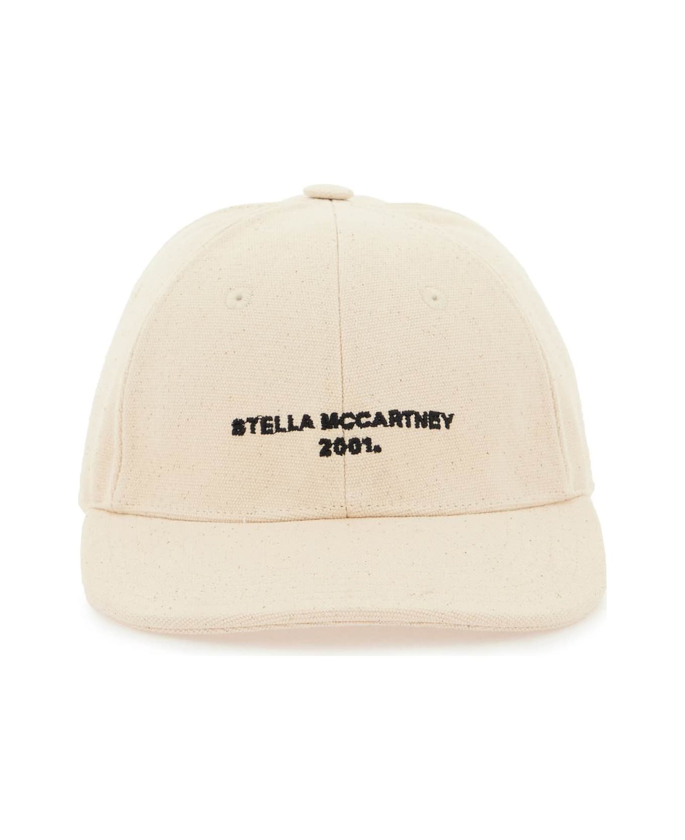 Stella McCartney Baseball Cap With Embroidery - IVORY (White)