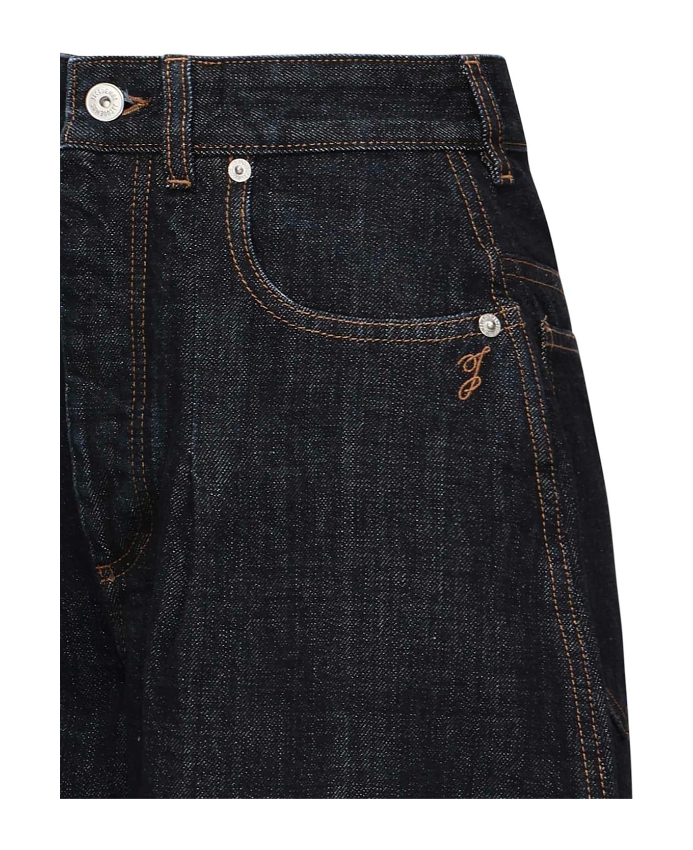 Jacquemus Le De Nîmes Oval Jeans - Blue
