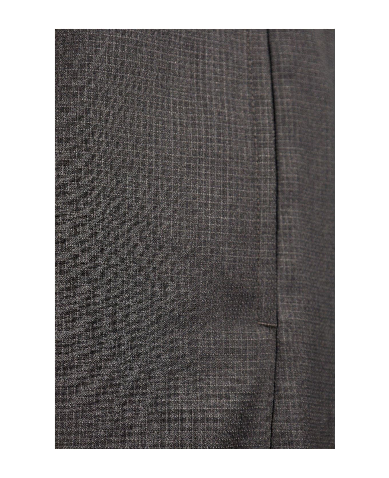 Givenchy Embroidered Straight-leg Trousers - Grey ボトムス
