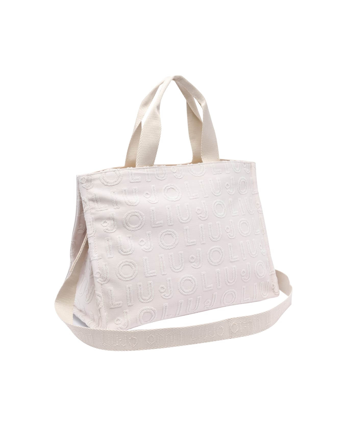 Liu-Jo Logo Tote Bag - White