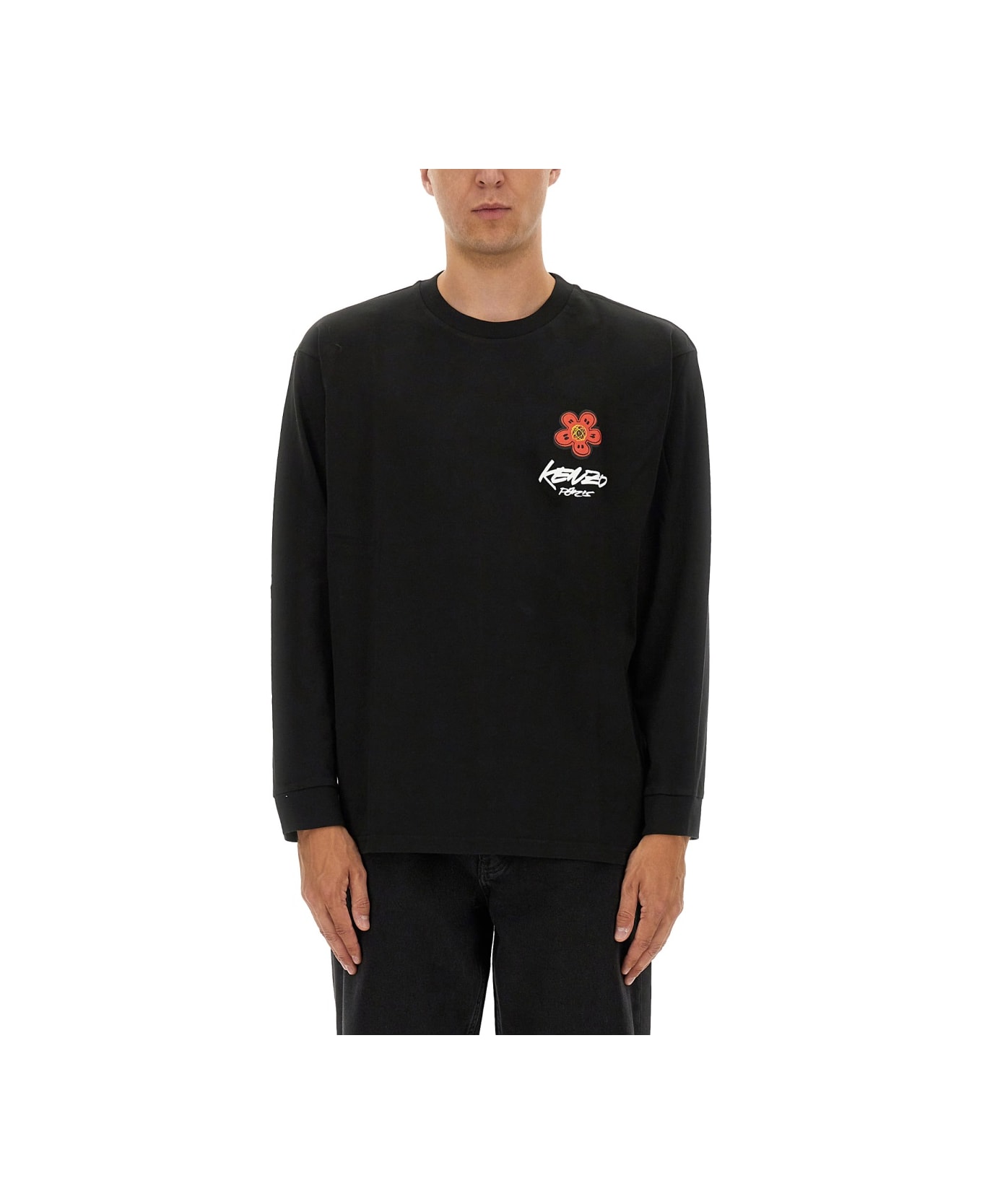 Kenzo Relaxed Fit T-shirt - BLACK