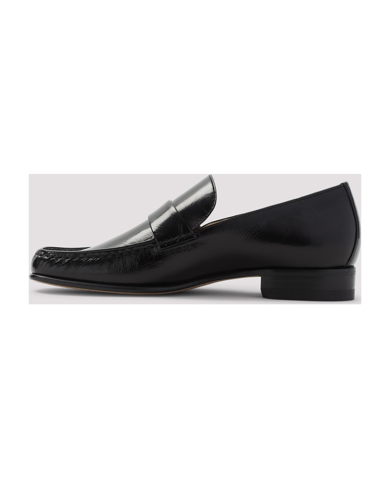 Phoebe Philo Calf Leather Loafers - Bk Black