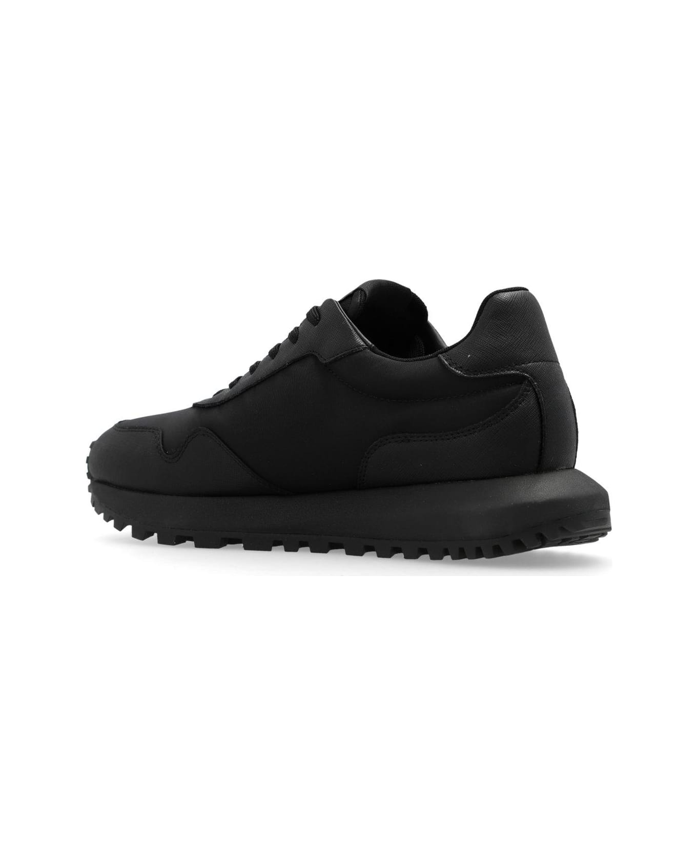 Emporio Armani Sustainability Low-top Sneakers - Black