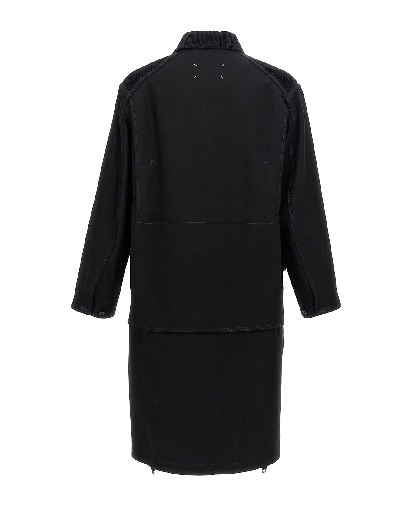 Maison Margiela Single-breasted Coat - BLACK コート