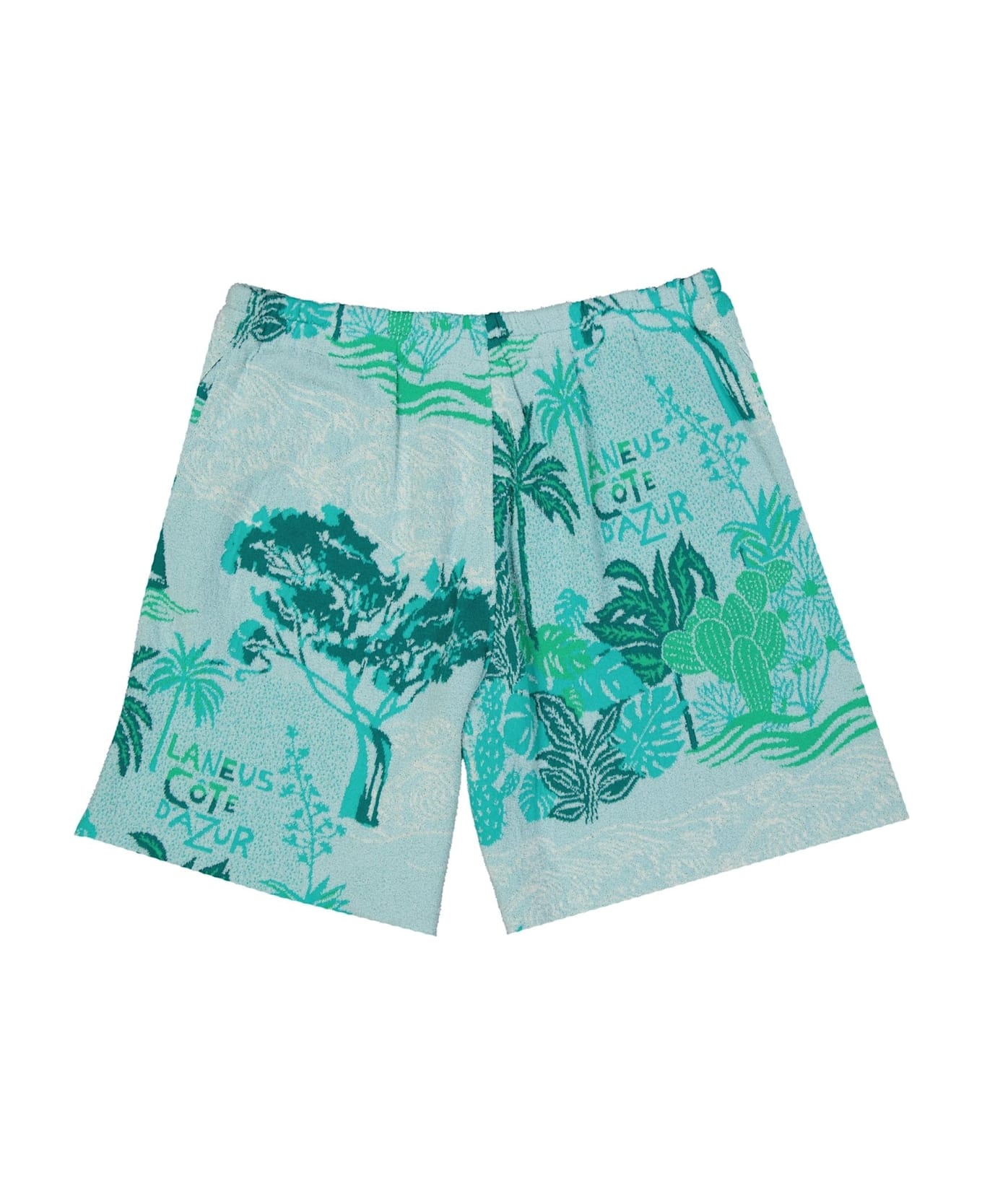 Laneus Côte D
azur Cotton Shorts - Green