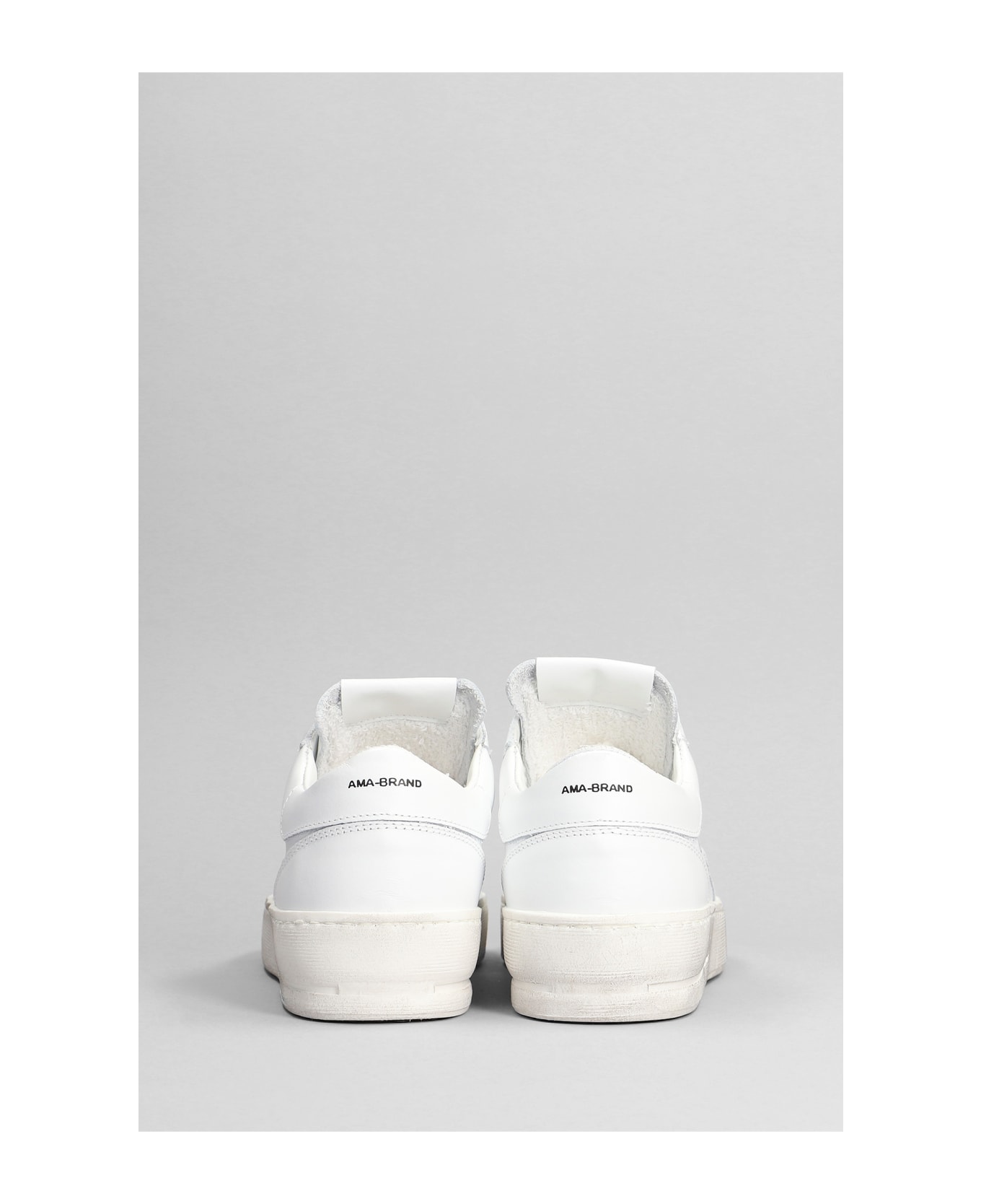 AMA-BRAND Sneakers In White Leather - white スニーカー