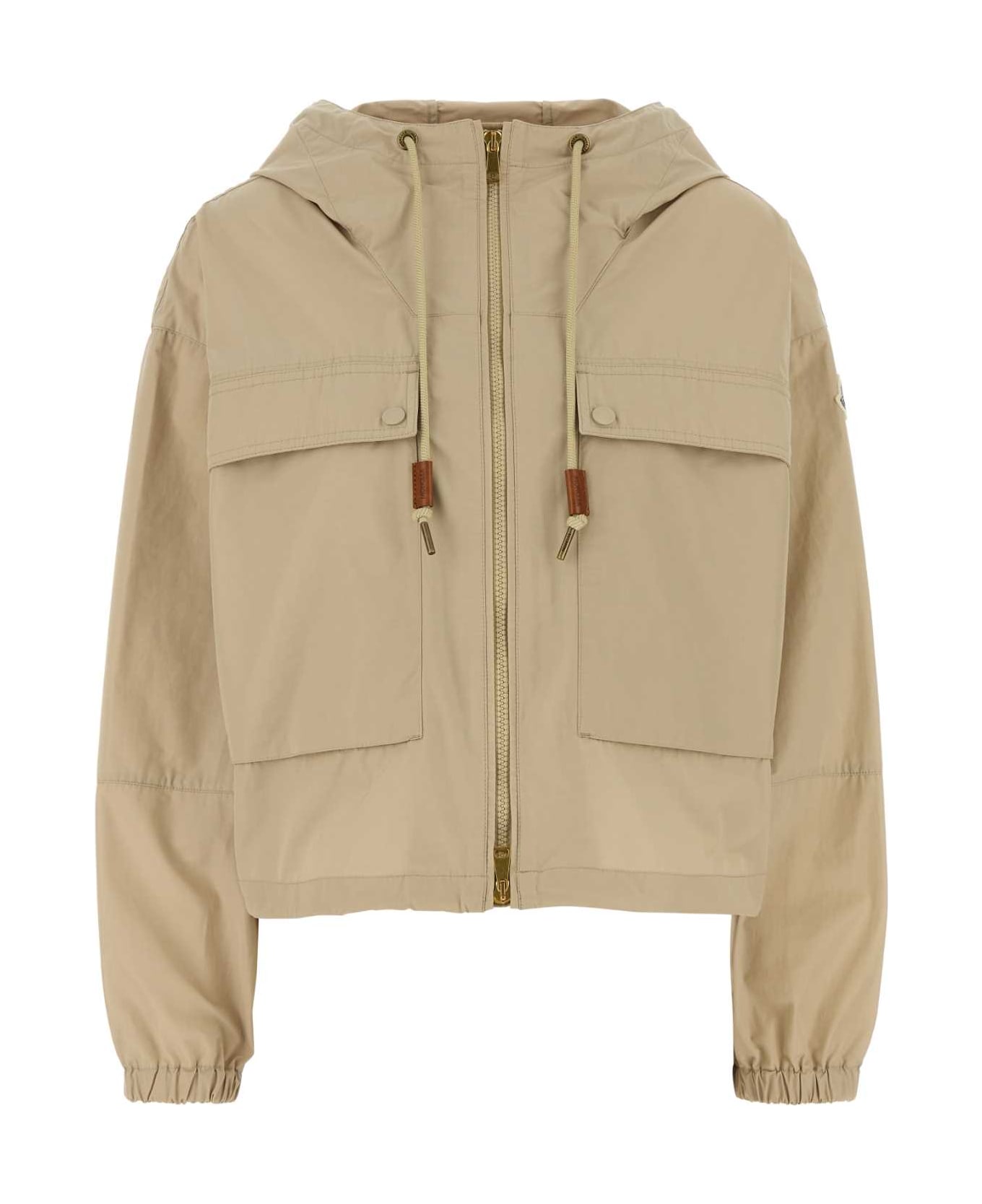 Moncler Beige Polyester Blend Sauvan Jacket - 20J
