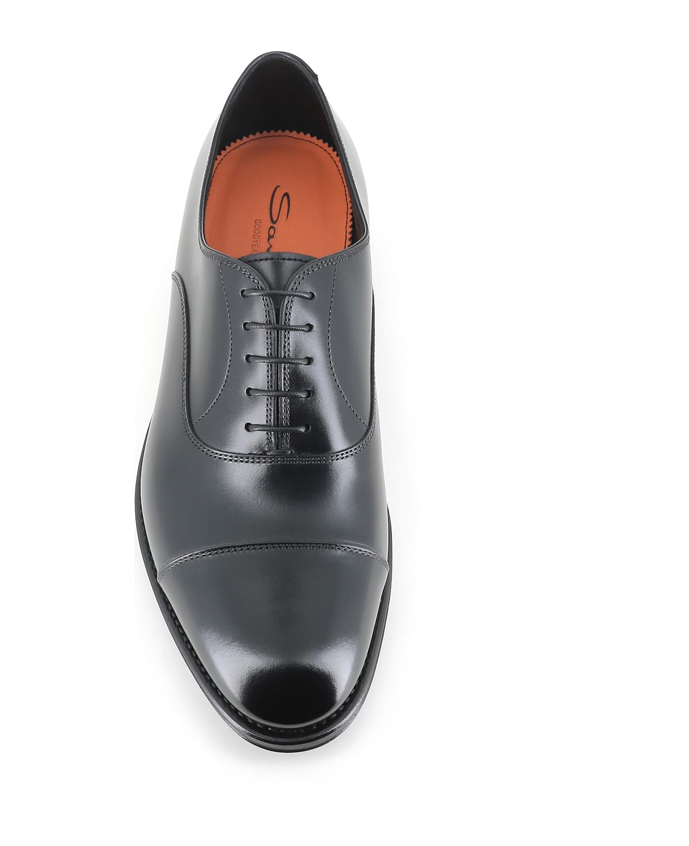 Santoni Oxford New Linger - Black