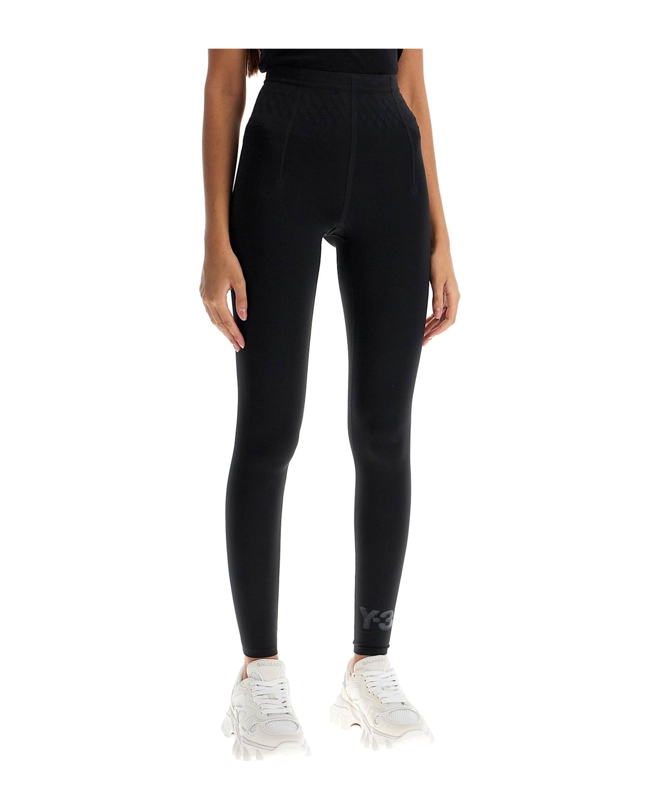 Y-3 Lycra Leggings For - BLACK (Black)