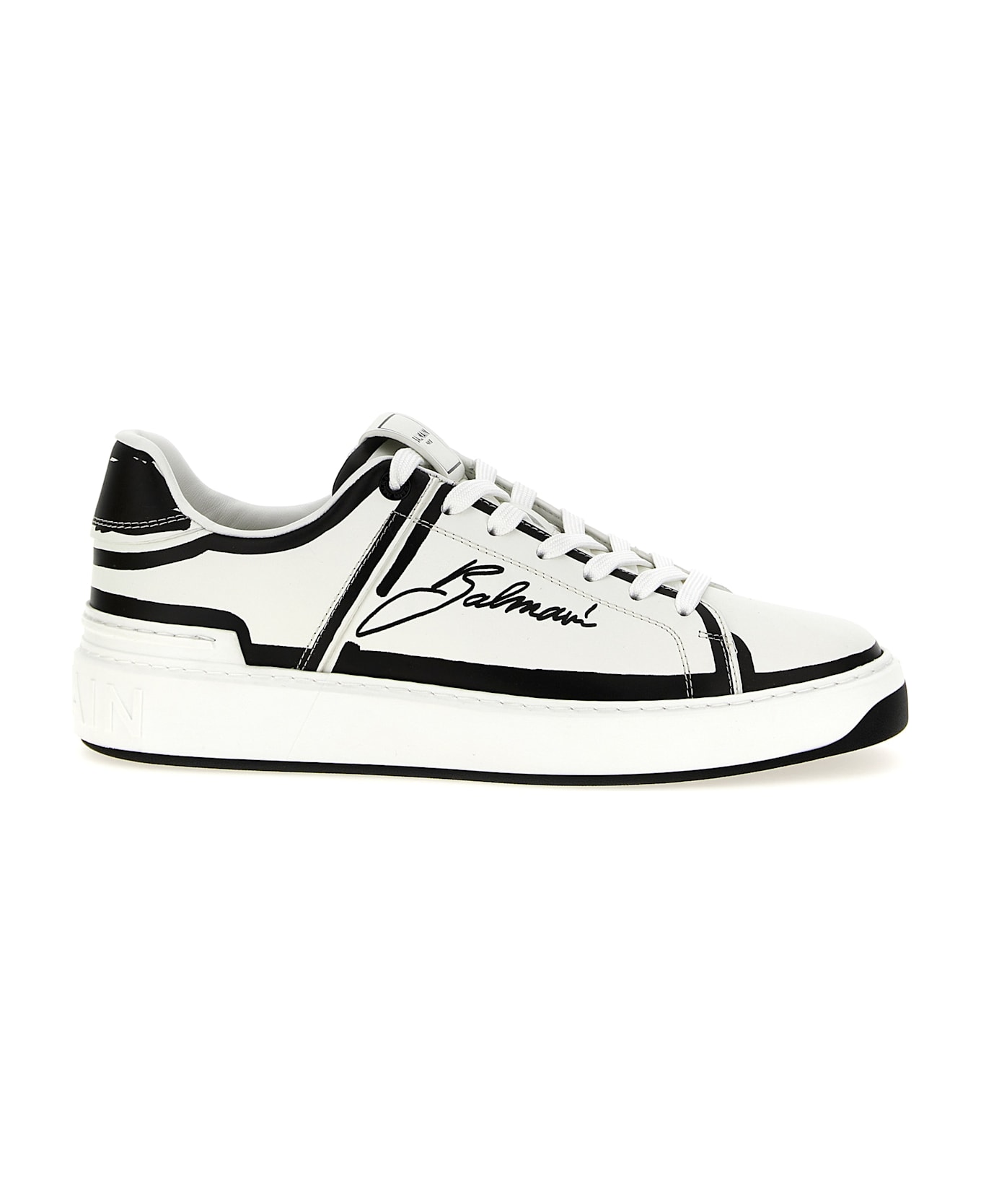 Balmain 
b-court
 Sneakers - White/Black