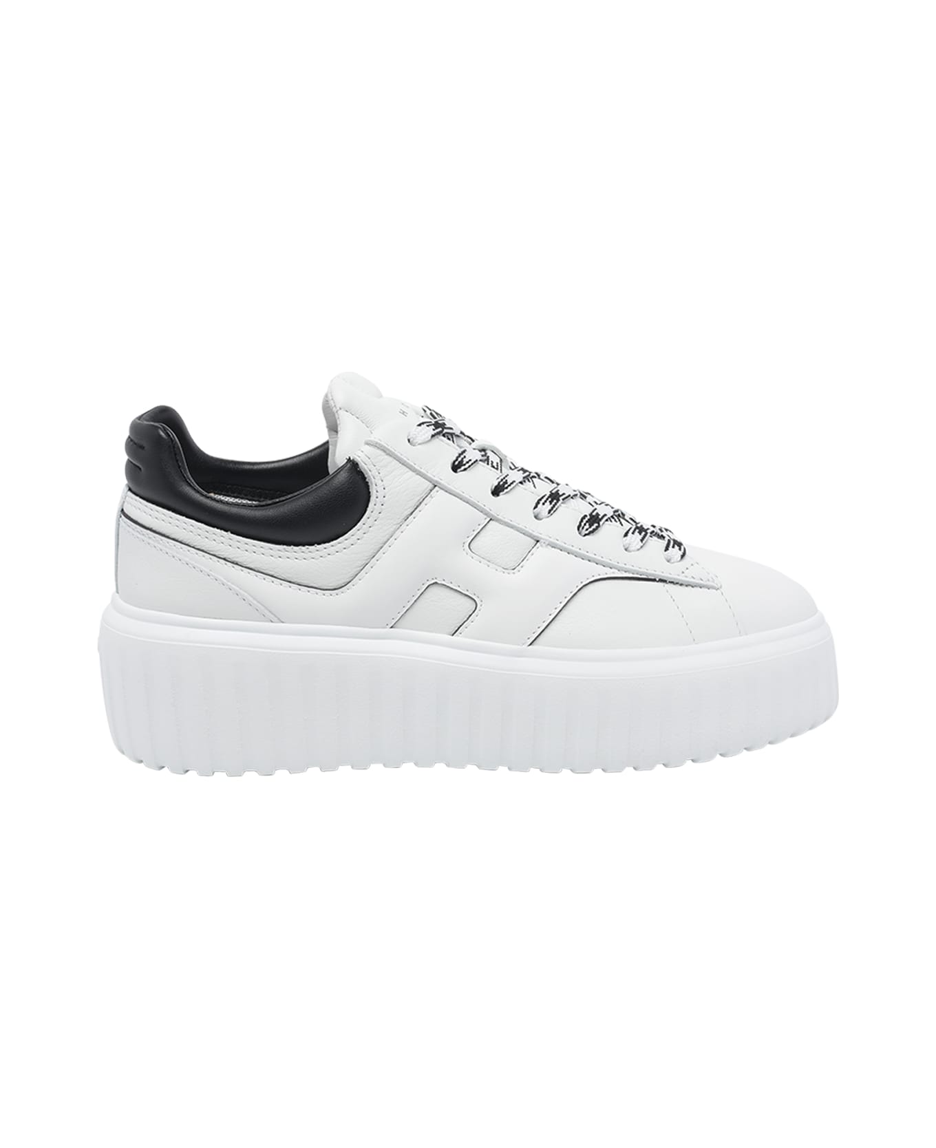 Hogan H-stripes Platform Sneakers - White