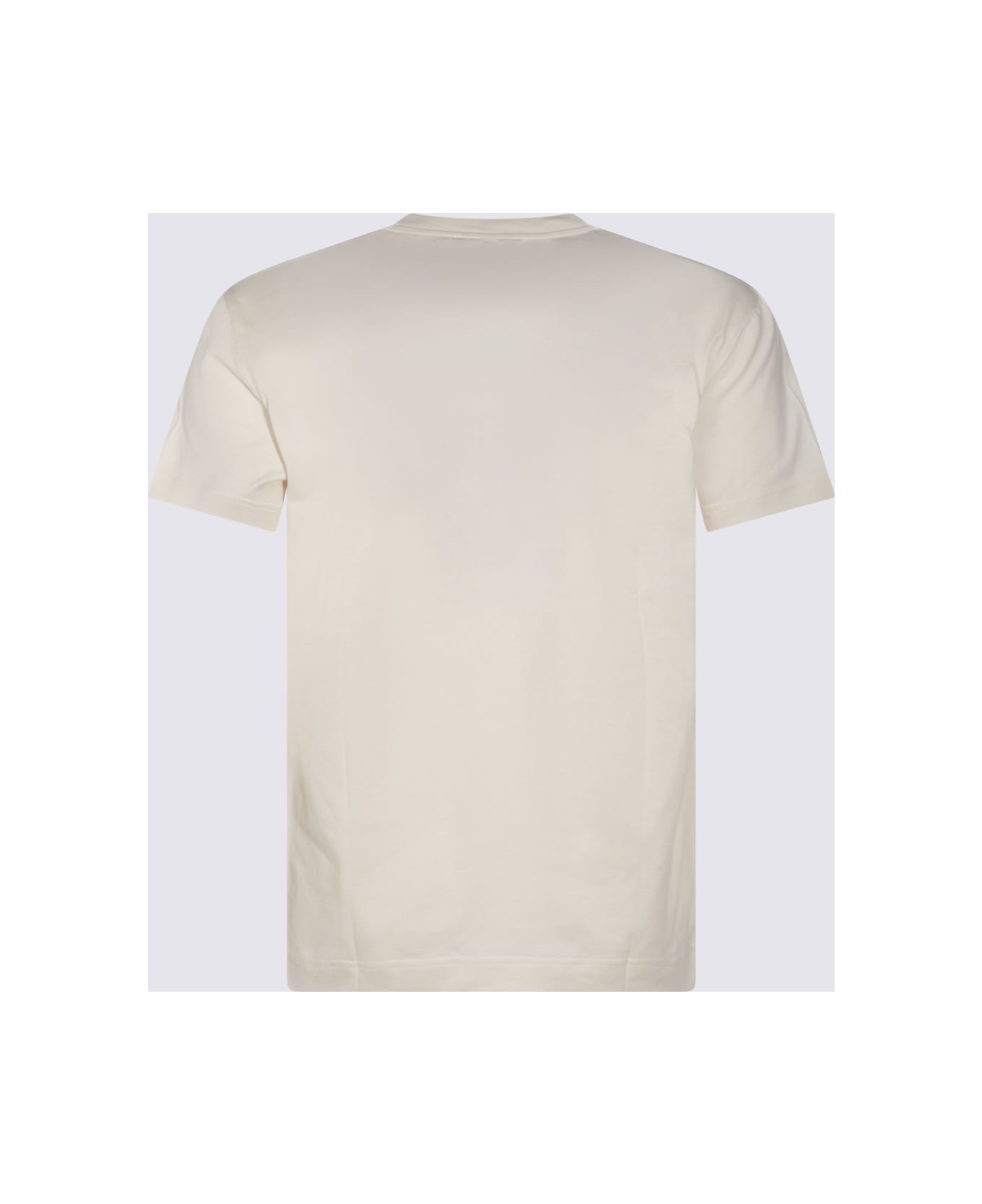 Dolce & Gabbana Cream Cotton T-shirt - Beige