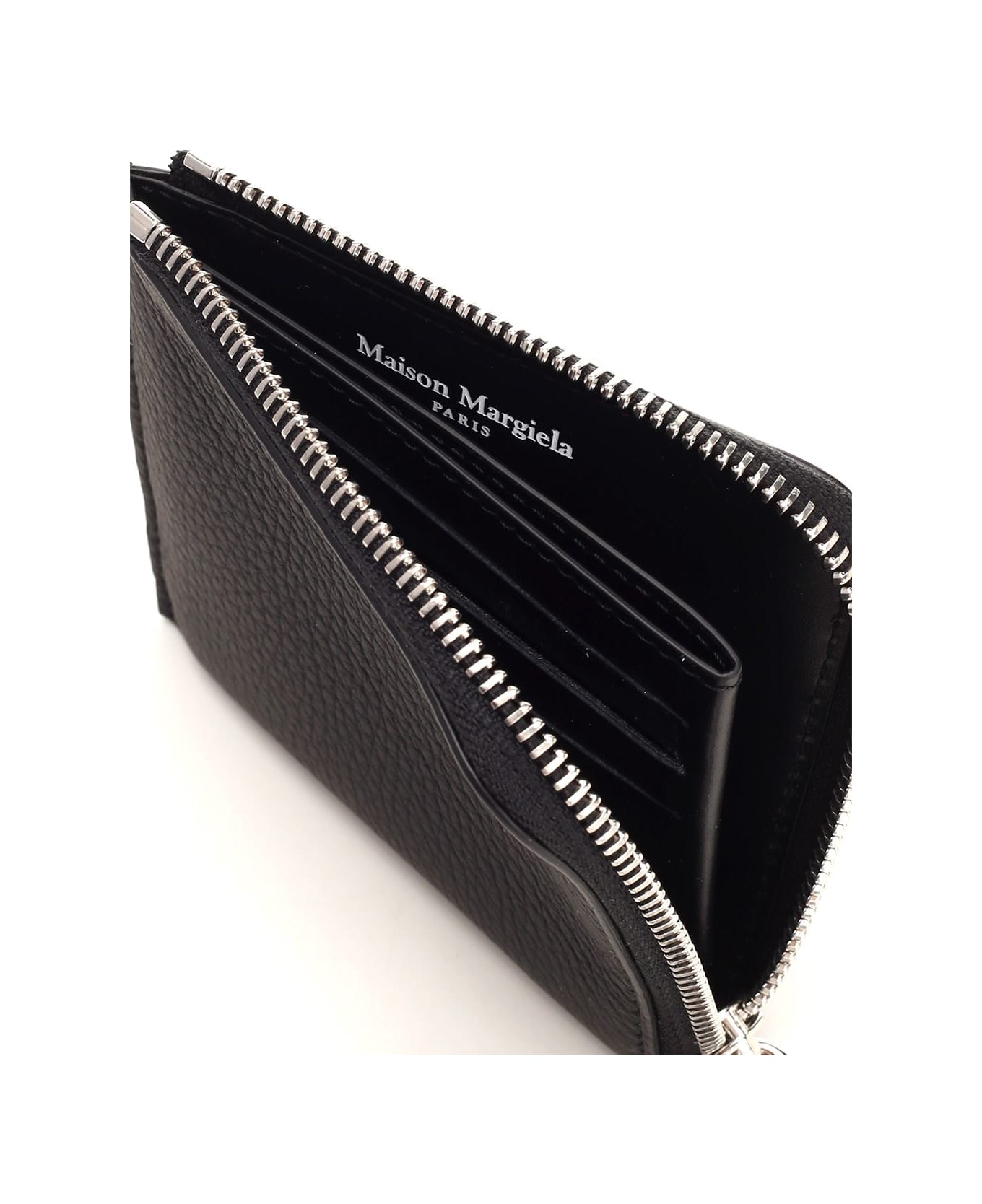 Maison Margiela Zip Around Wallet - Black