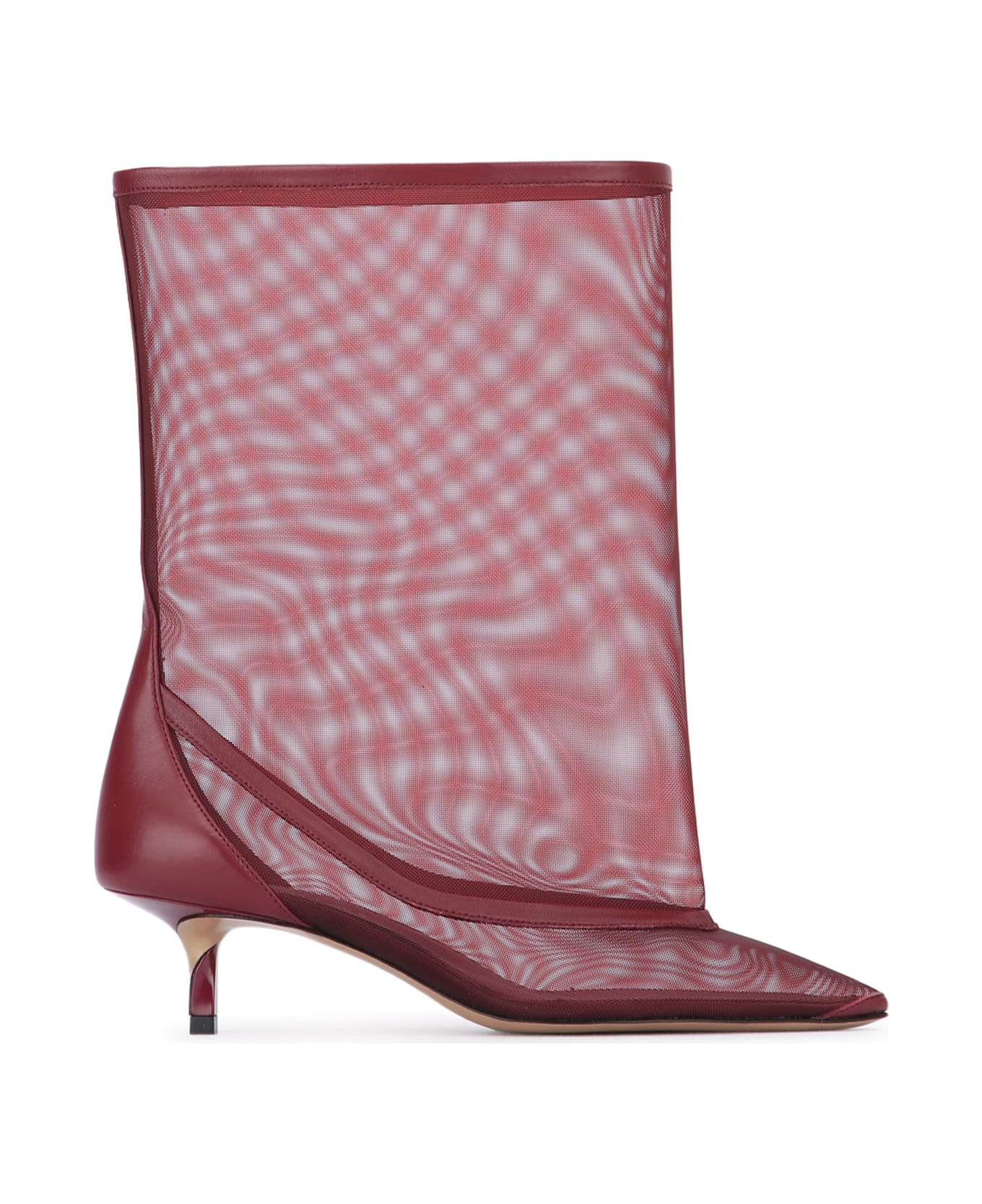 Jacquemus Les Bottes Tourni - BURGUNDY