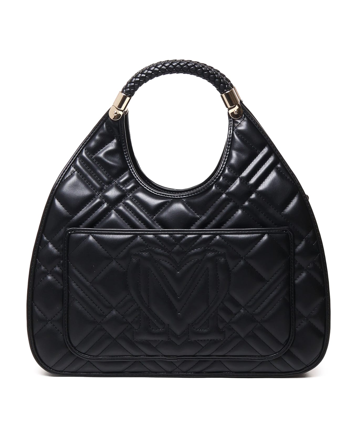 Love Moschino Quilted Handbag - Black