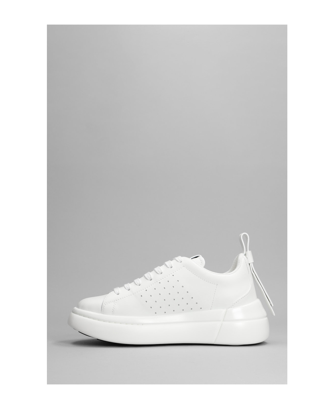 RED Valentino Bowalk Sneakers In White Leather - white ウェッジシューズ