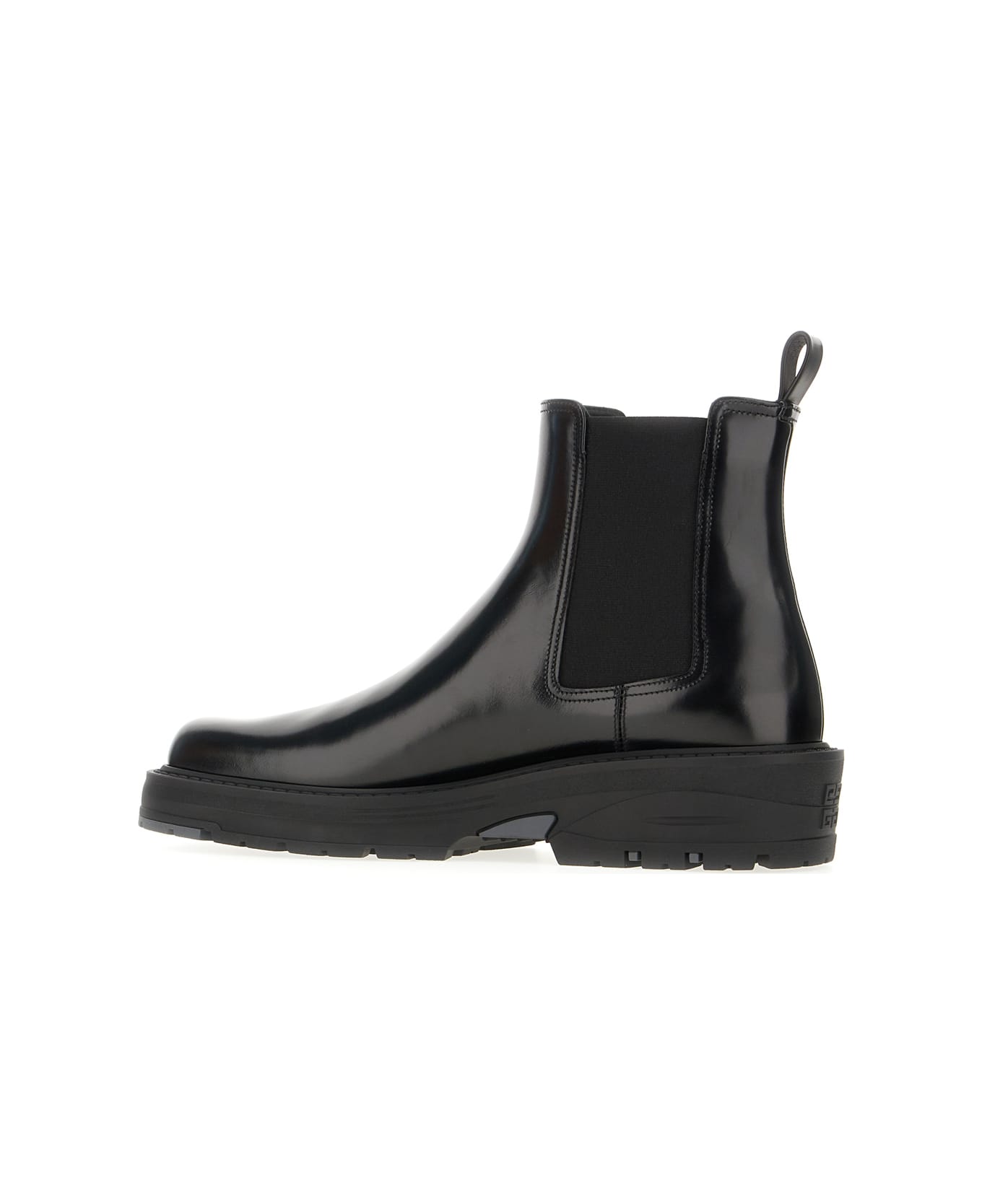 Givenchy Black Leather Ankle Boots - BLACK