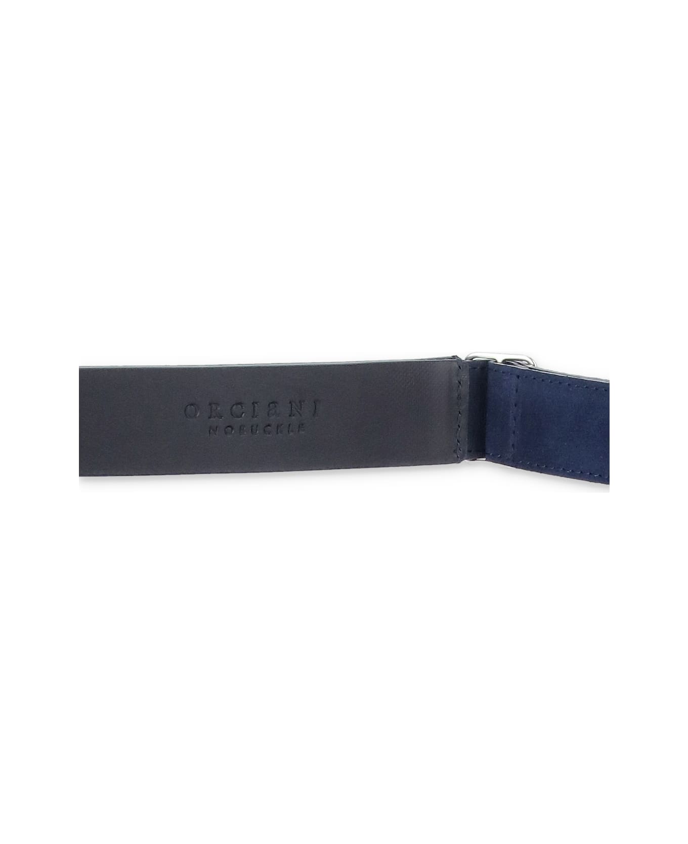 Orciani Nobuckle Cloudy Belt - Blue