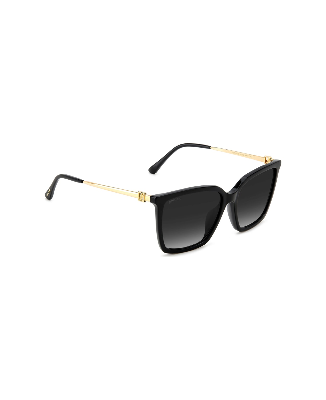 Jimmy Choo Eyewear Jc Totta/g/s 807/9o Black Sunglasses - Nero サングラス