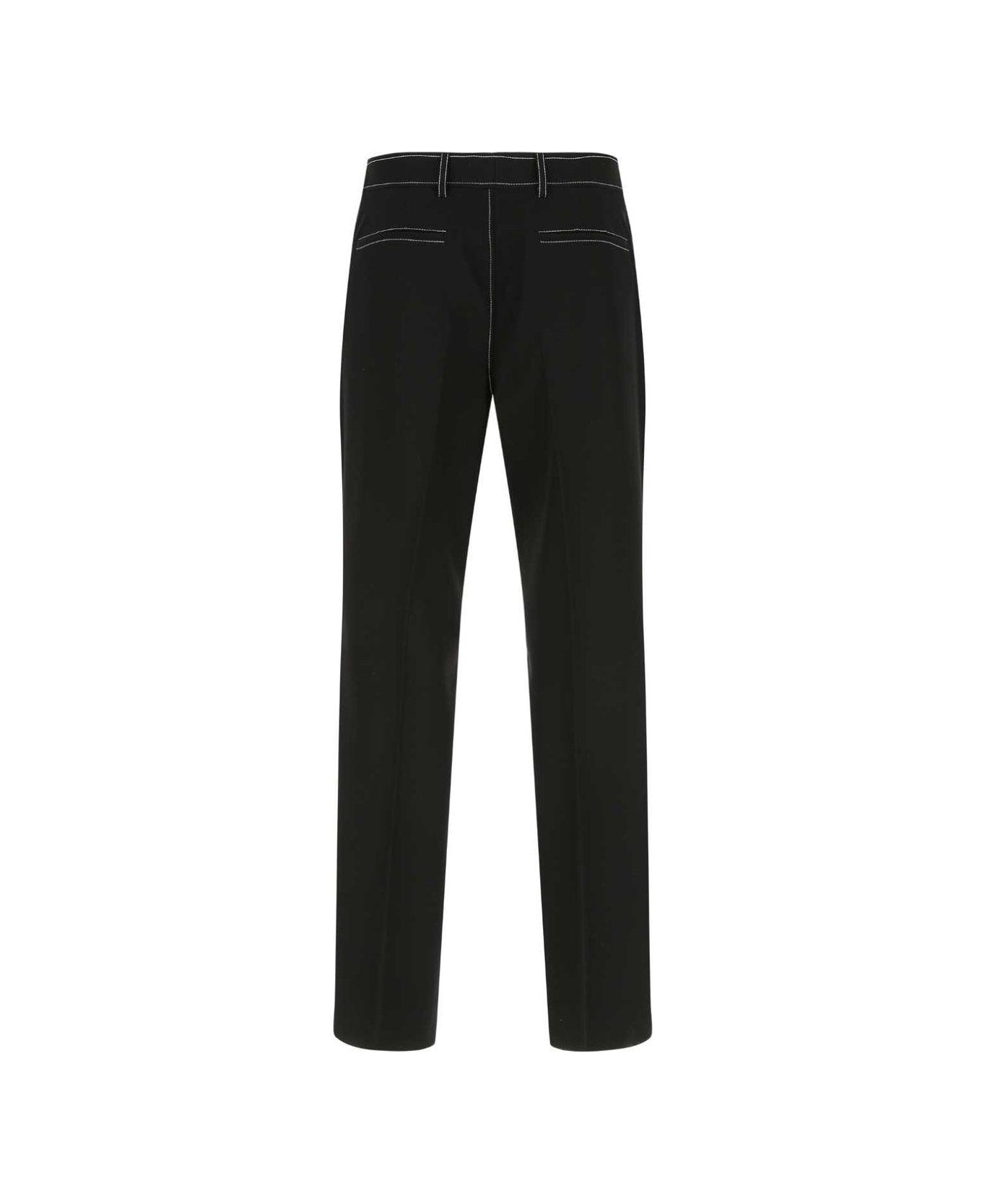 Burberry Straight-leg Tailored Trousers - BLACK ボトムス