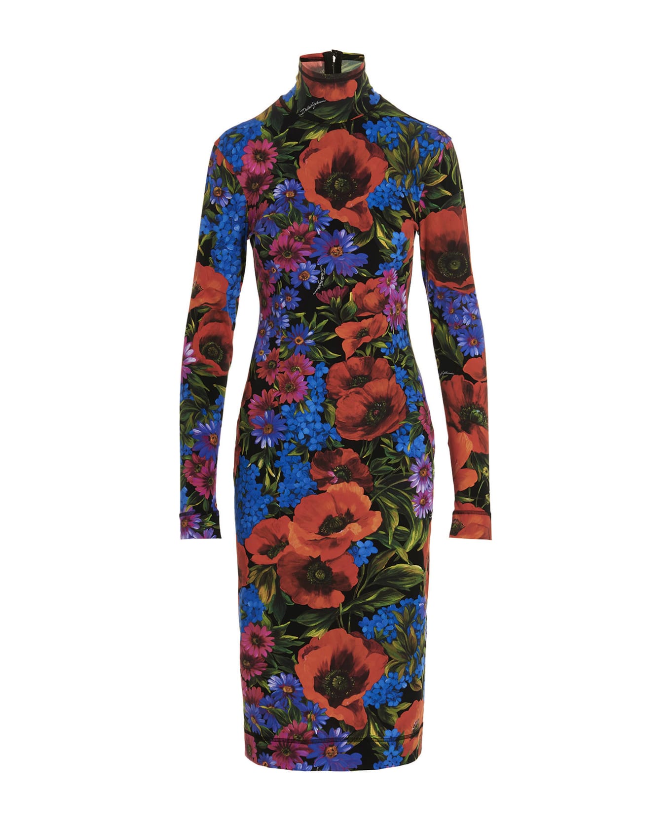 Dolce & Gabbana Floral Printed Dress - Multicolor