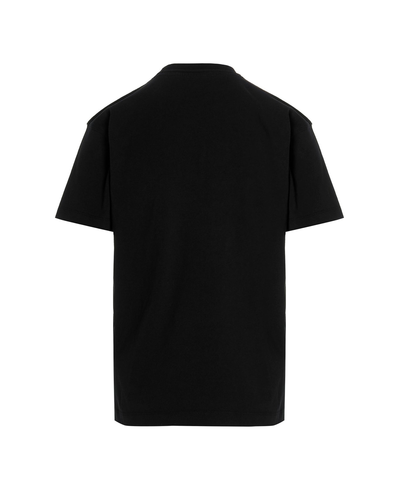 HERON PRESTON Logo Patch Crewneck T-shirt - Black