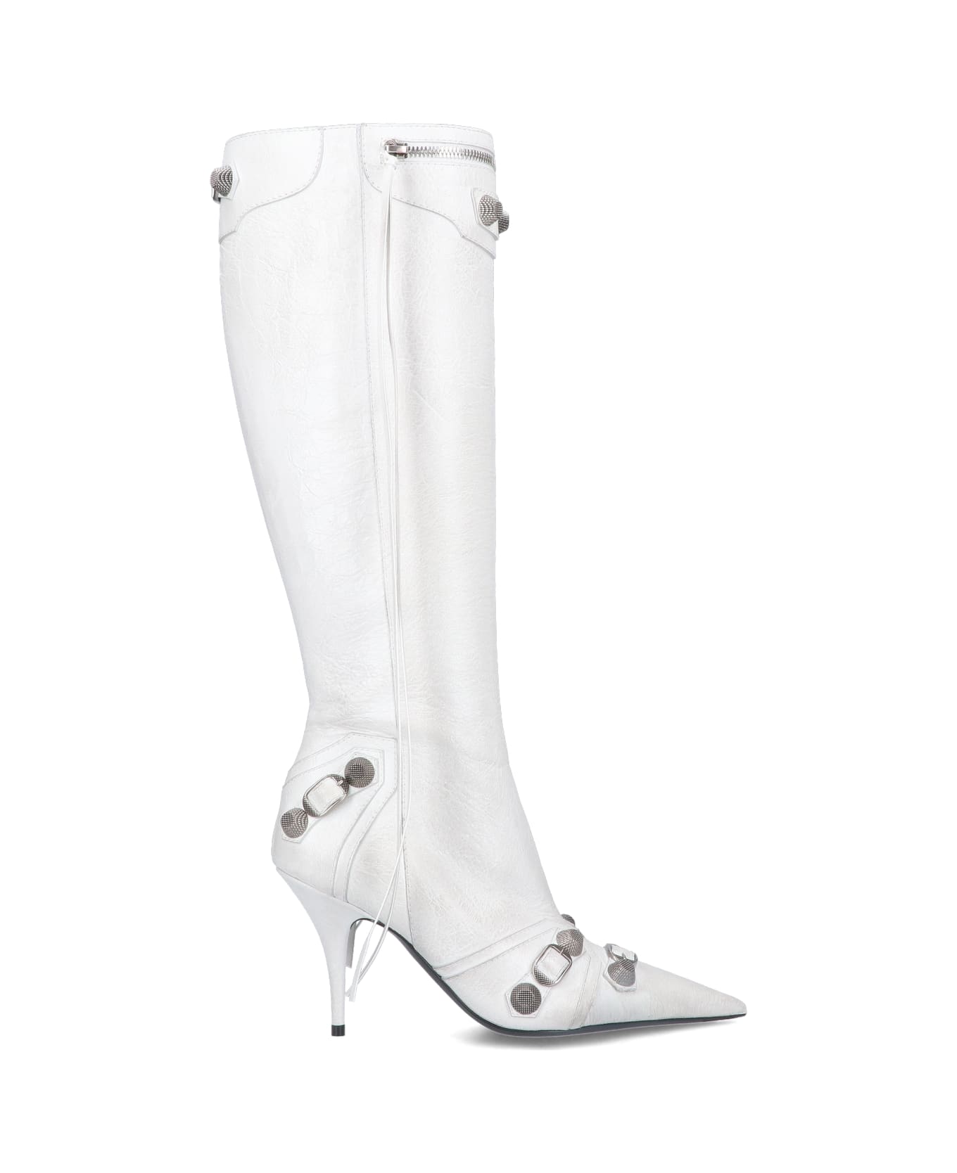 Balenciaga Cagole Boots - White