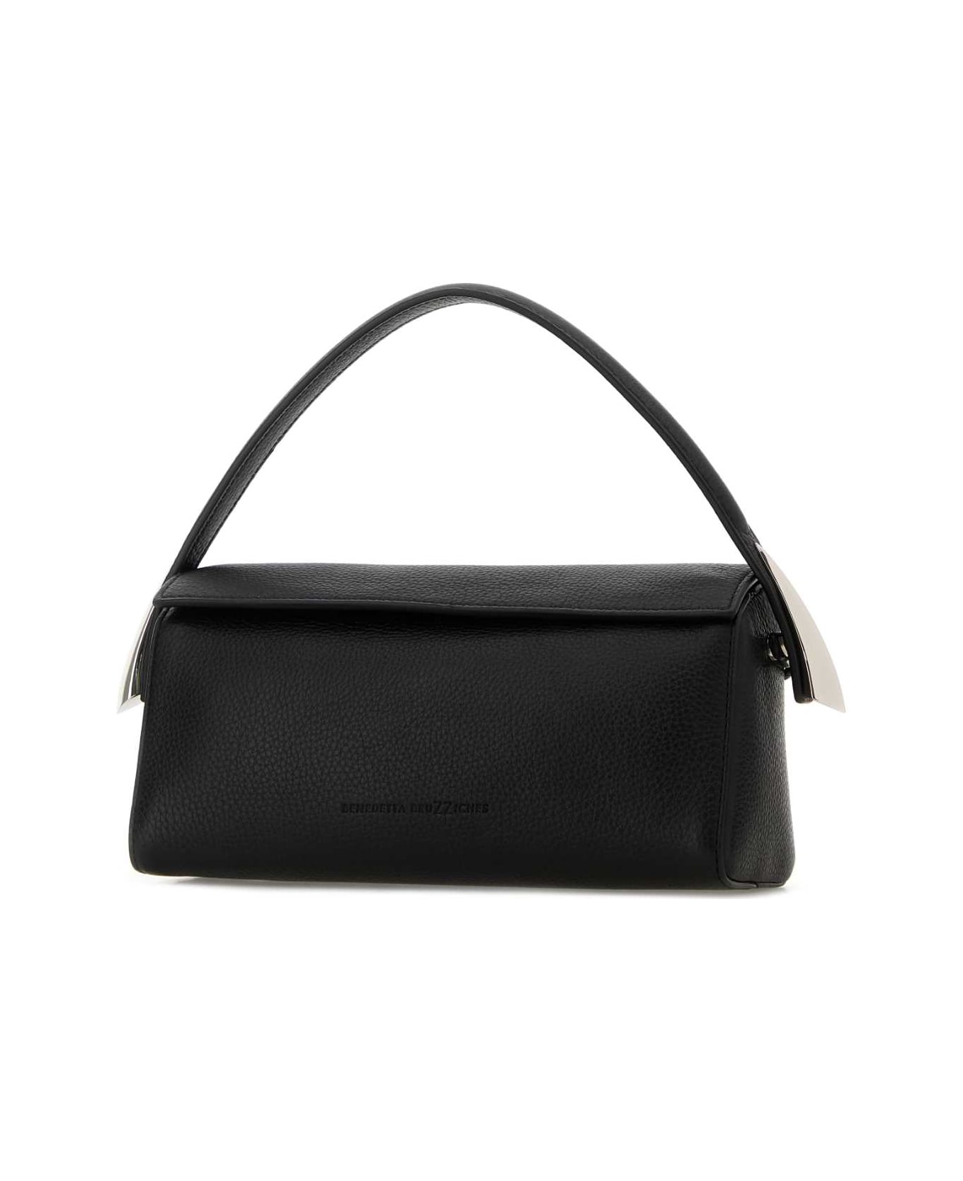 Benedetta Bruzziches Black Leather Elif Handbag - METEORITE