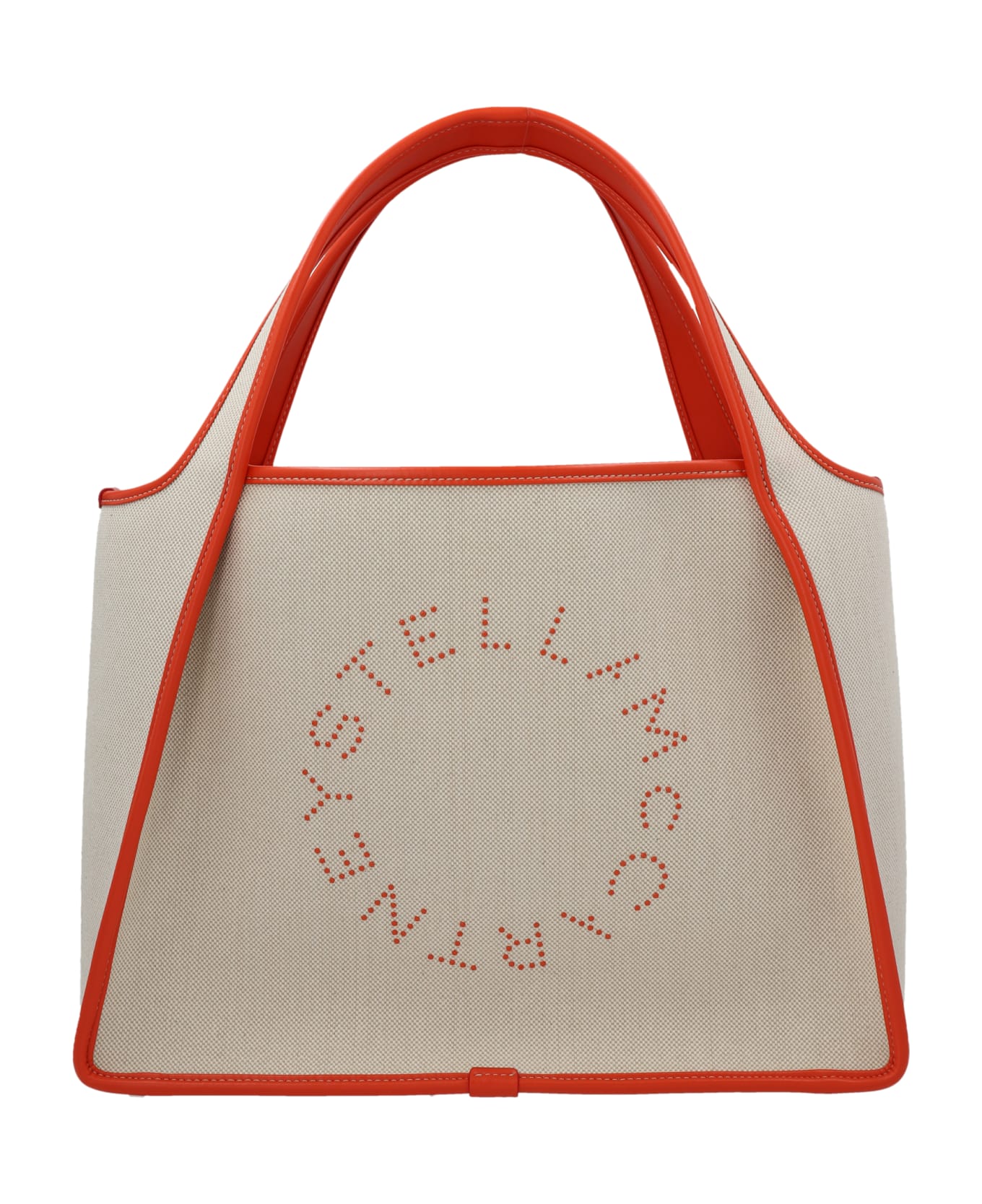 Stella McCartney Logo Detail Tote Bag - Beige
