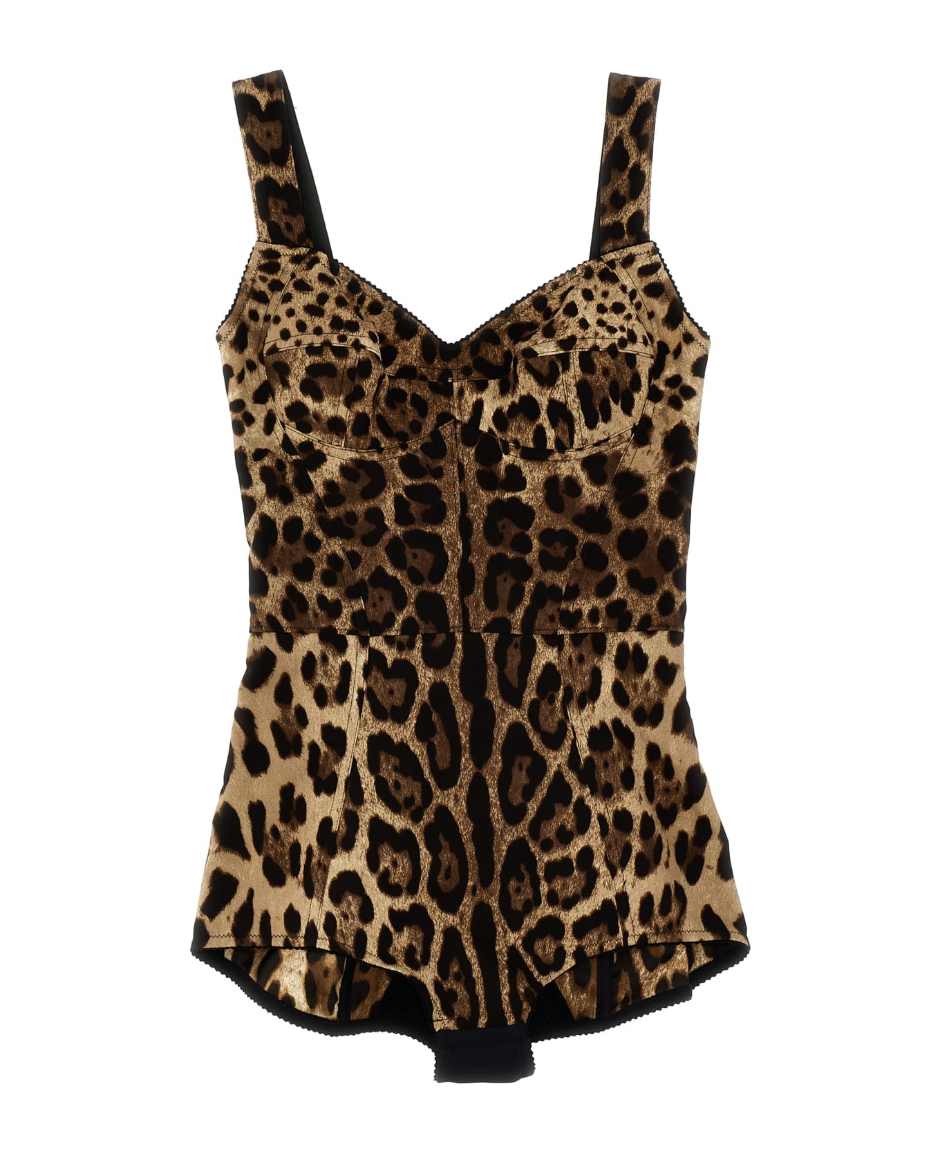 Dolce & Gabbana 'leopardo' Bodysuit - Multicolor