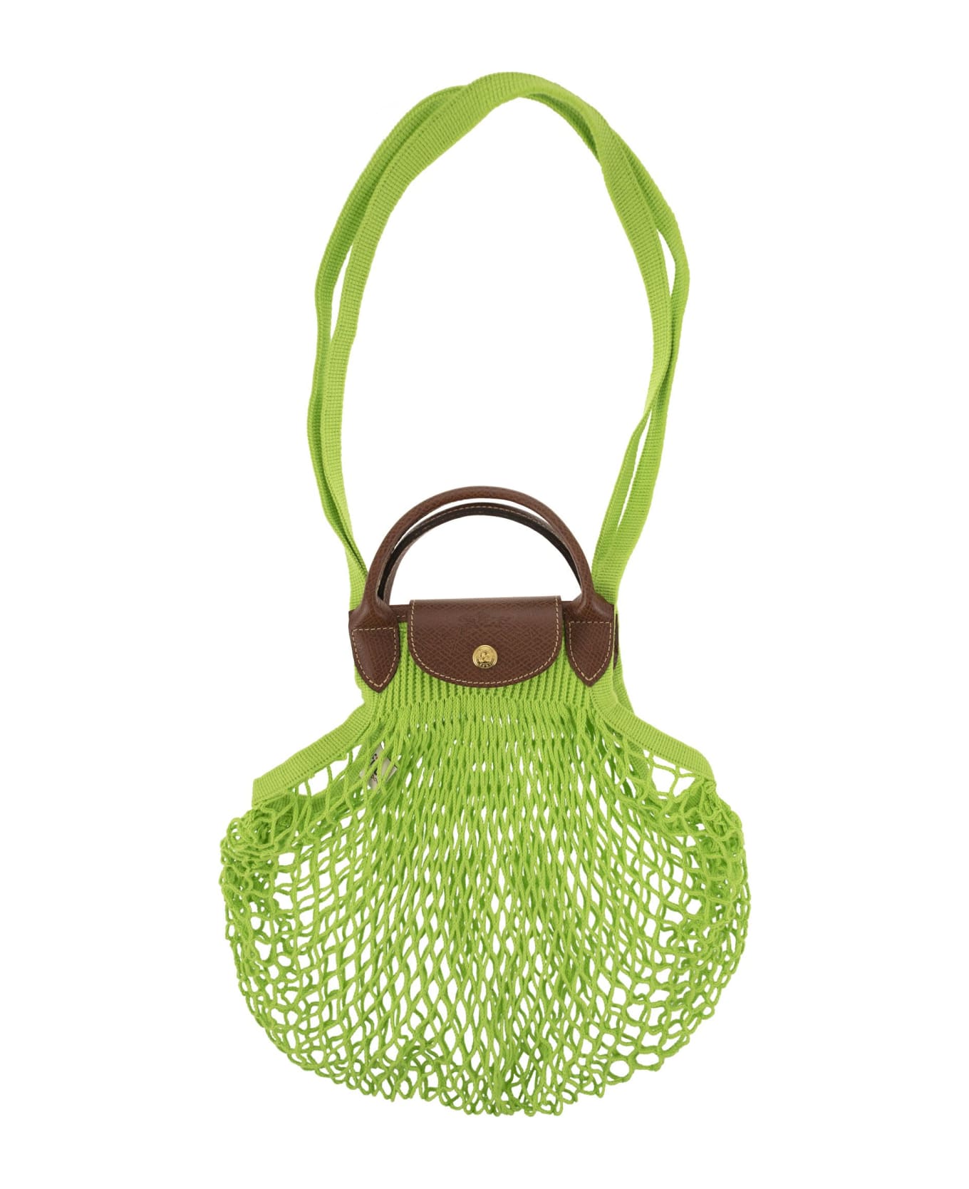 Longchamp Le Pliage Filet - Top Handle Bag - Green トートバッグ
