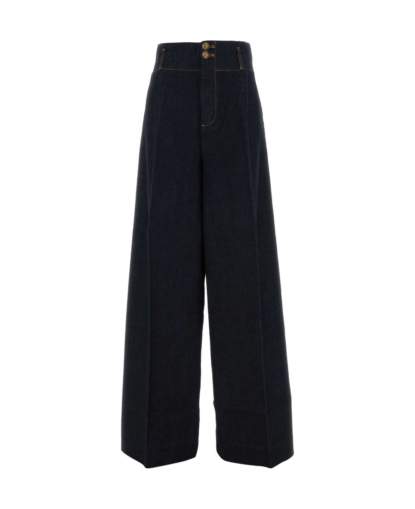 Zimmermann Denim Hypnotic Wide-leg Jeans - Blue