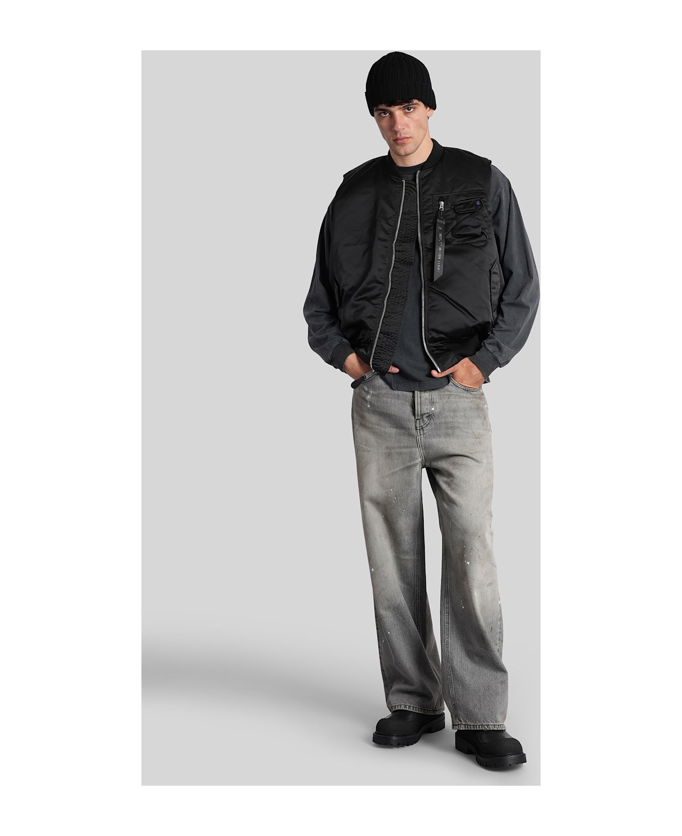 Haikure New Jo Dive Jeans In Black Denim - black