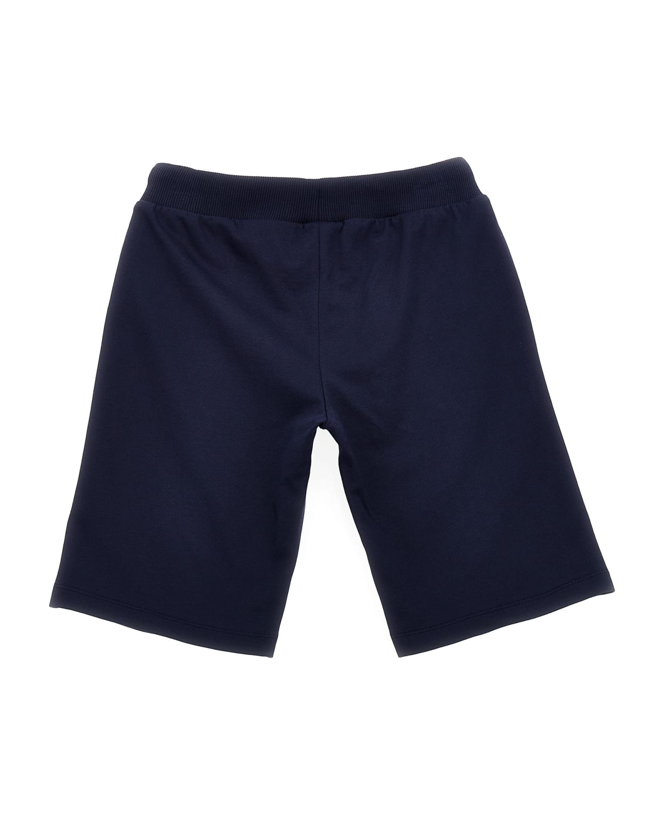 Moschino Logo Print Bermuda Shorts - Blue