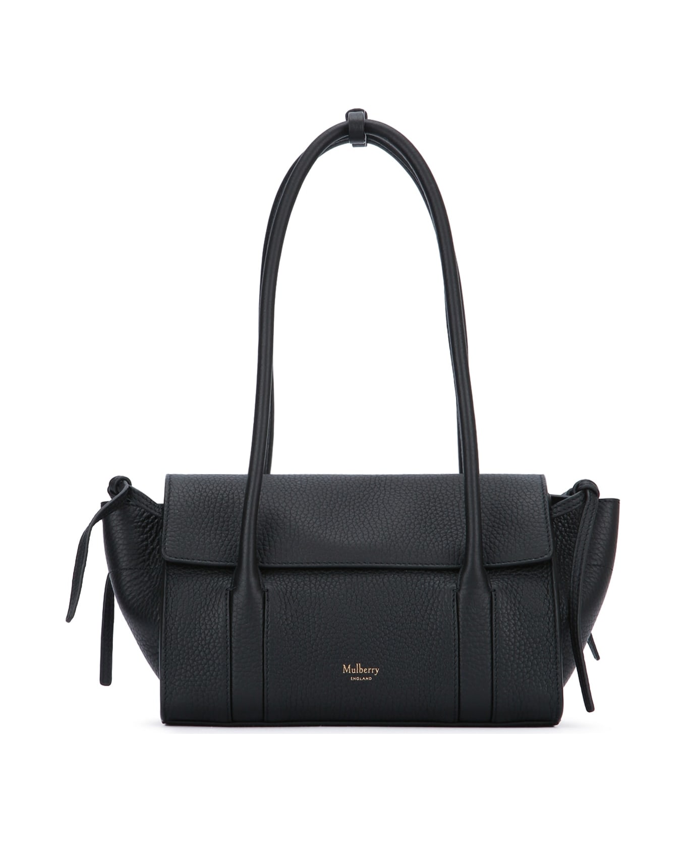 Mulberry Mini Soft Bayswater Heavy Grain - BLACK