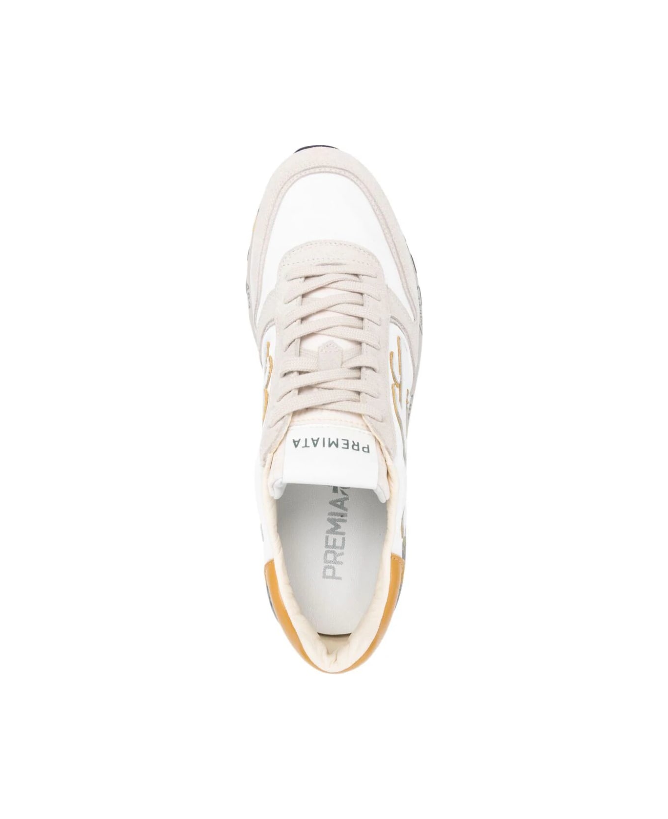 Premiata Mick Bi Material Sneakers - White