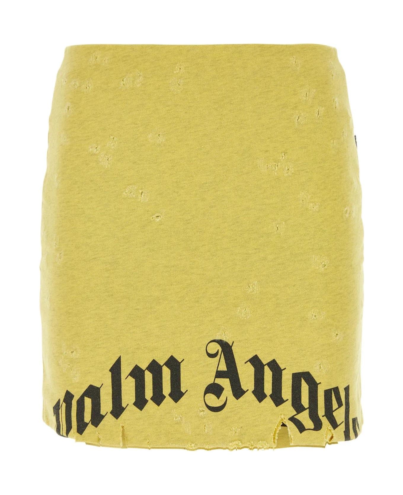 Palm Angels Cotton Mini Skirt