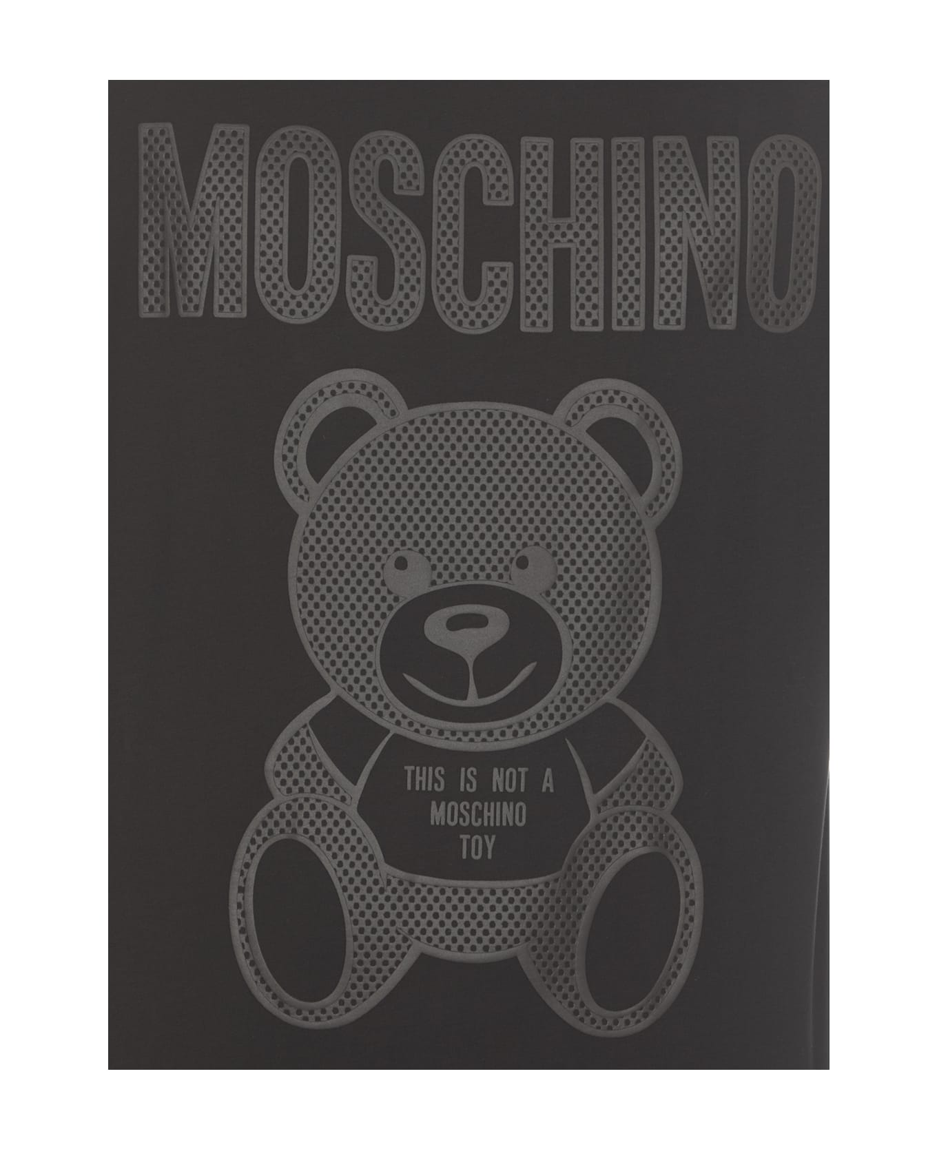 Moschino T-shirt With Logo - Black シャツ