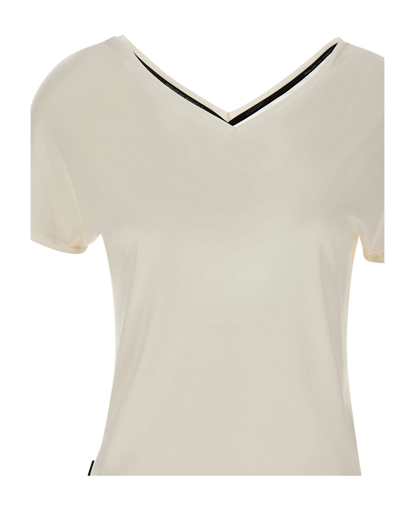 RRD - Roberto Ricci Design Cupro Fabric T-shirt T-shirt - WHITE