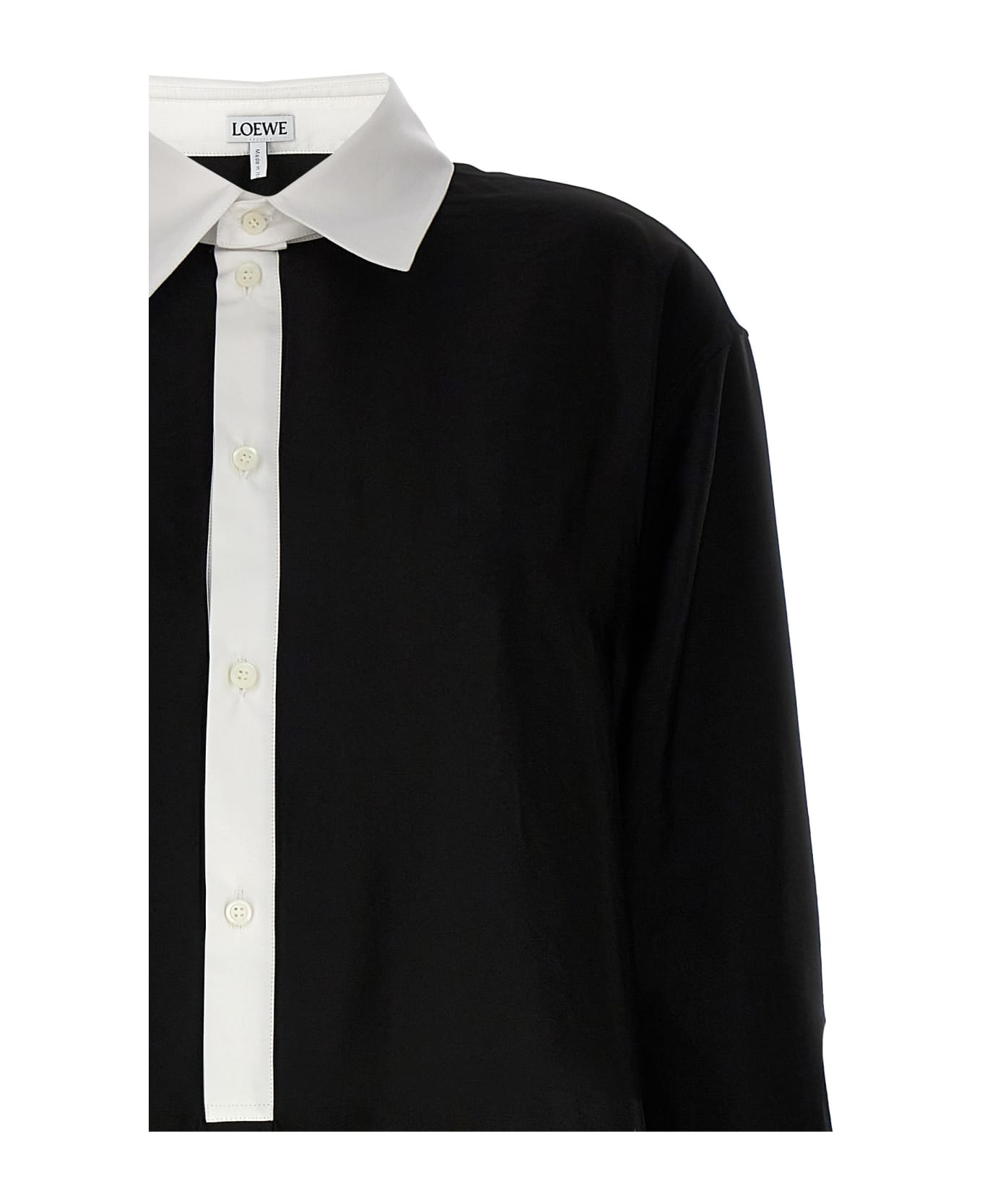 Loewe Shirt Dress - White/Black
