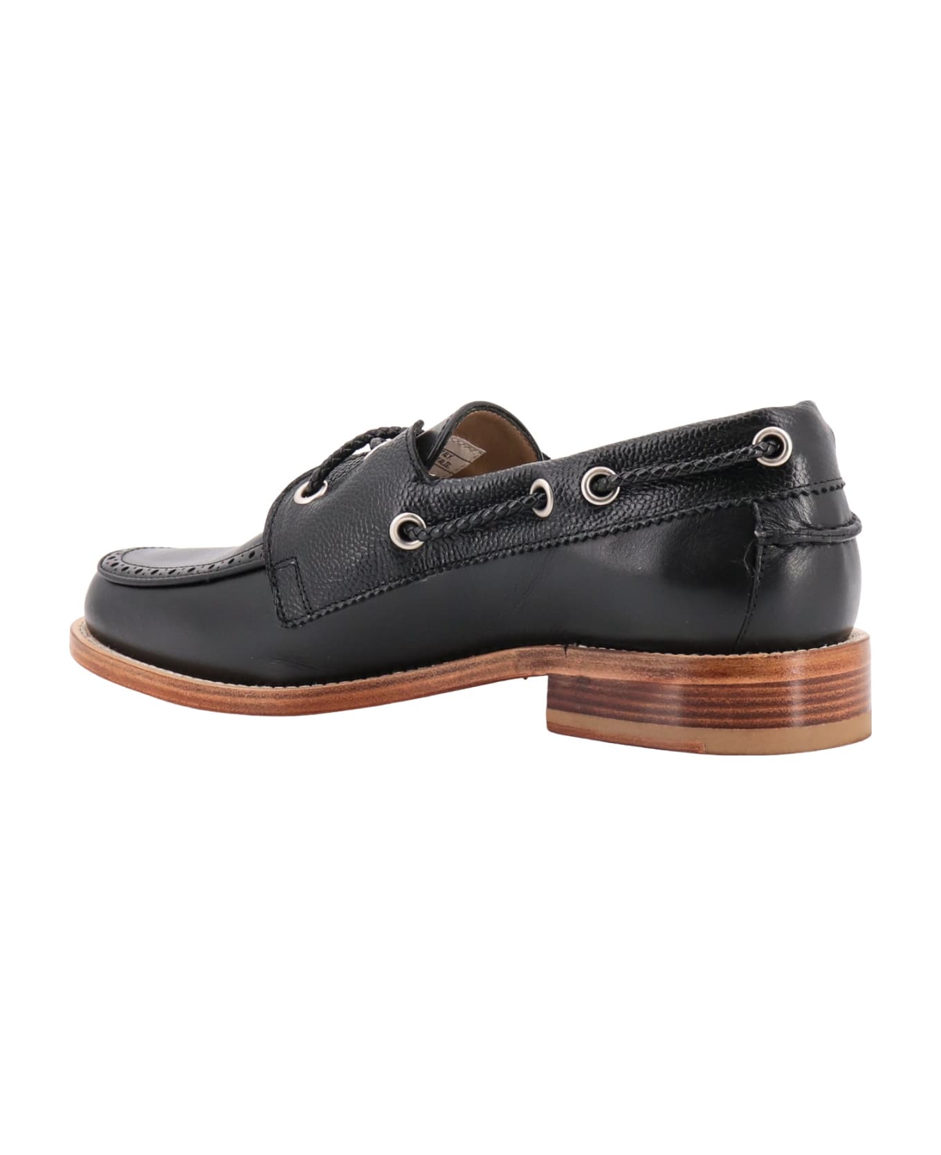 Thom Browne Boat Moccasin - Black