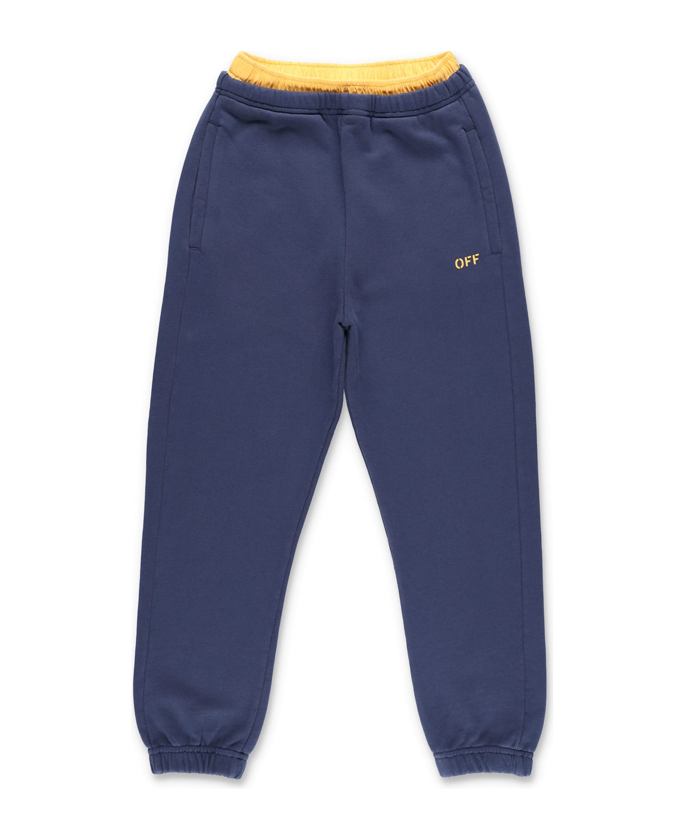 Off-White Kid - Off Stamp Sweatpants - BLUE