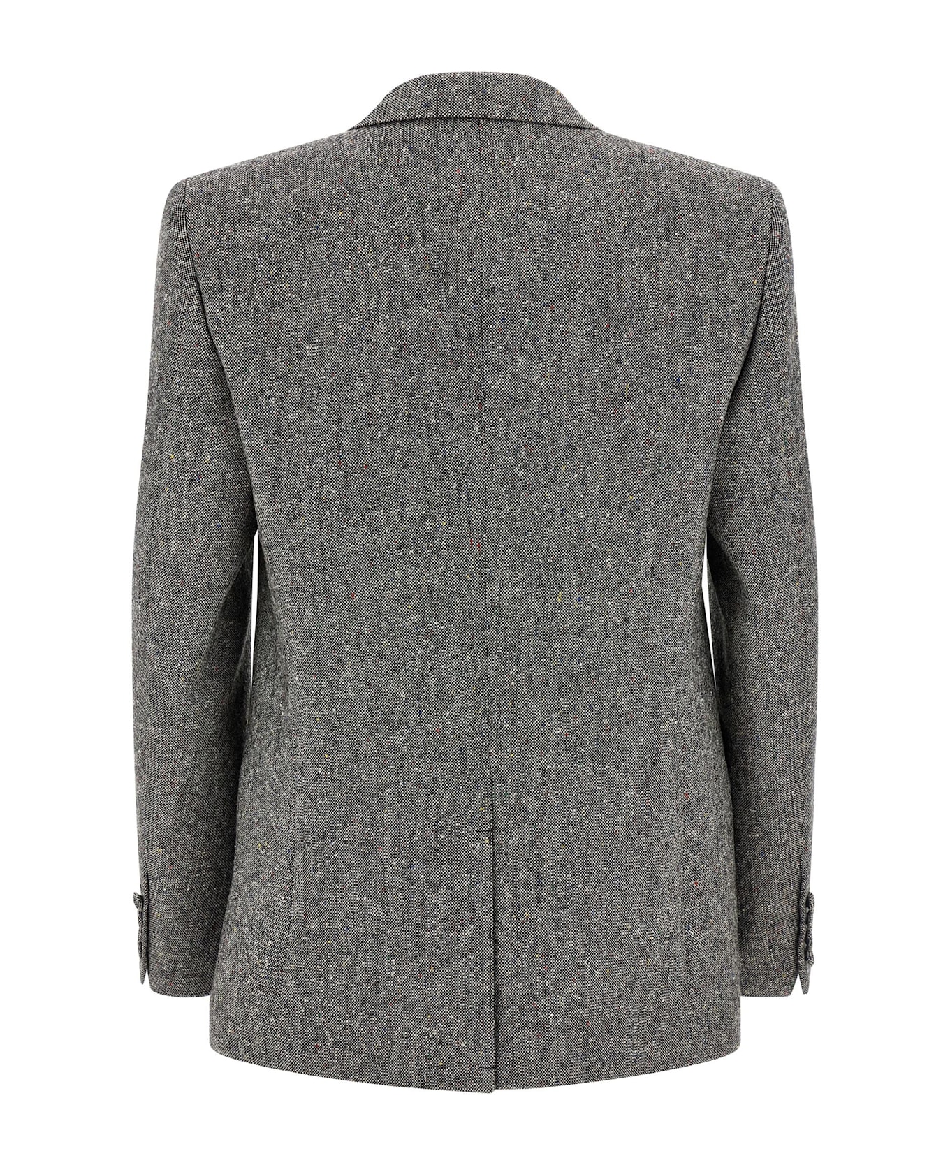 Valentino Garavani Blazer Valentino Garavani Tweed Donegal - Gray